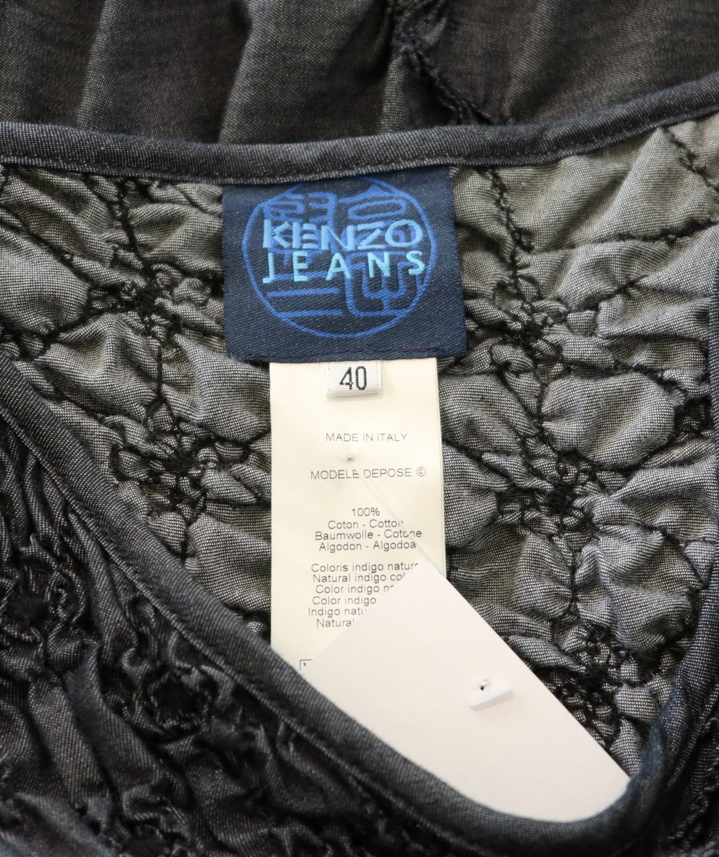 Kenzo Jeans Crinkled Set Rare Archival Y2K