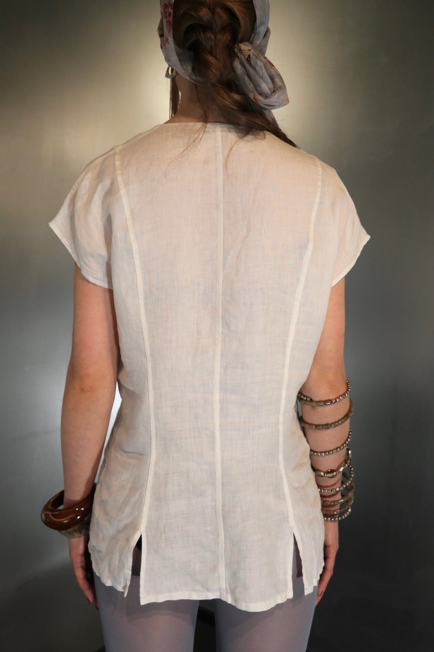 90´s Jil Sander Linnen Button Down Top