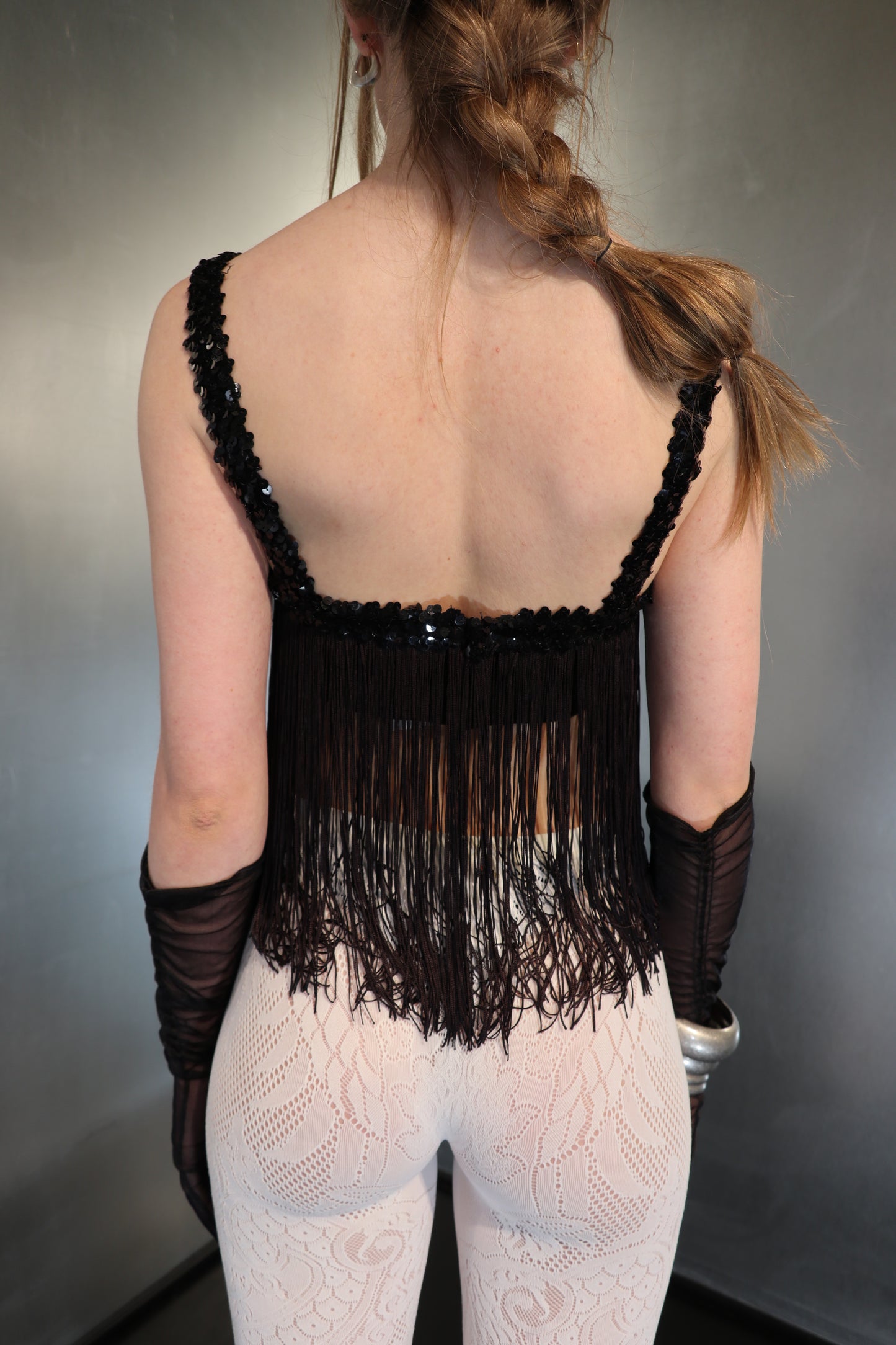 Dolce Gabbana "Mare" Fringe Bustier