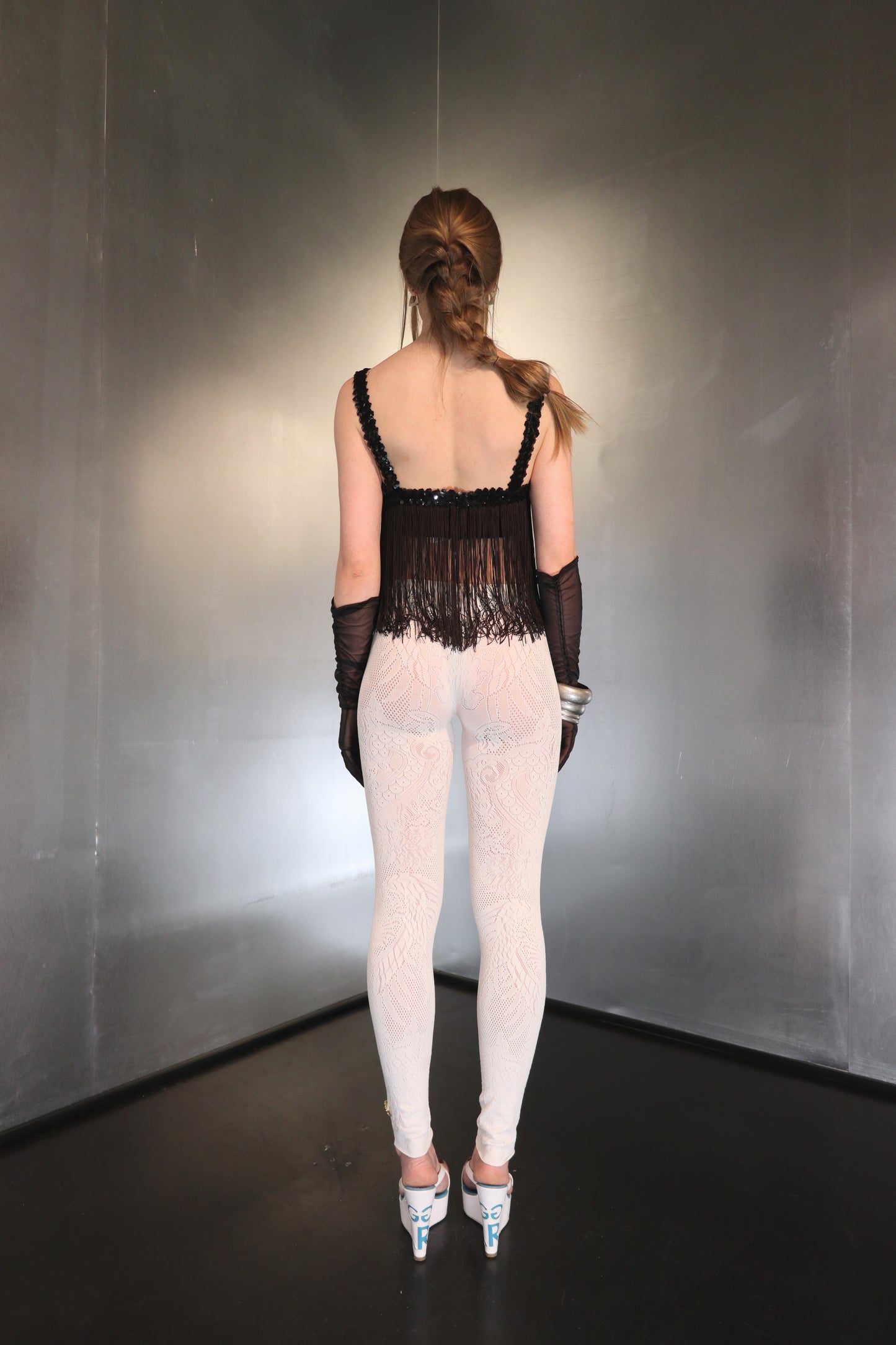 Roberto Cavalli Gym Lace Tights