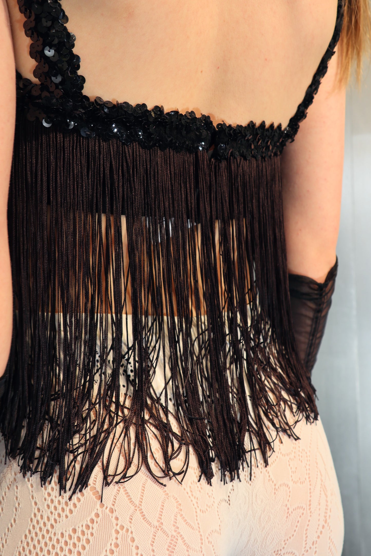 Dolce Gabbana "Mare" Fringe Bustier