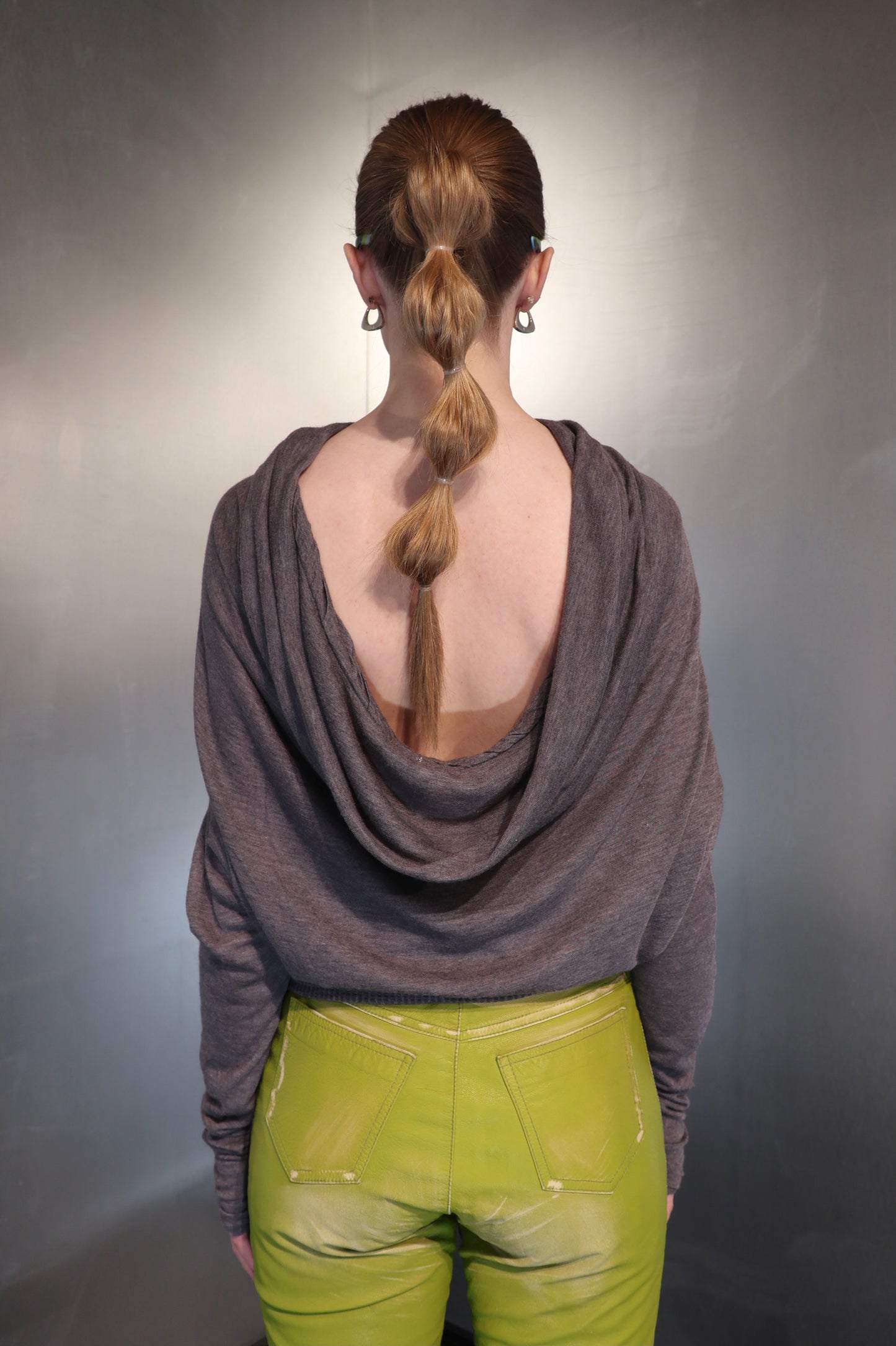 Max Mara Bodywear Draped Multi-Way Angora Blend Top