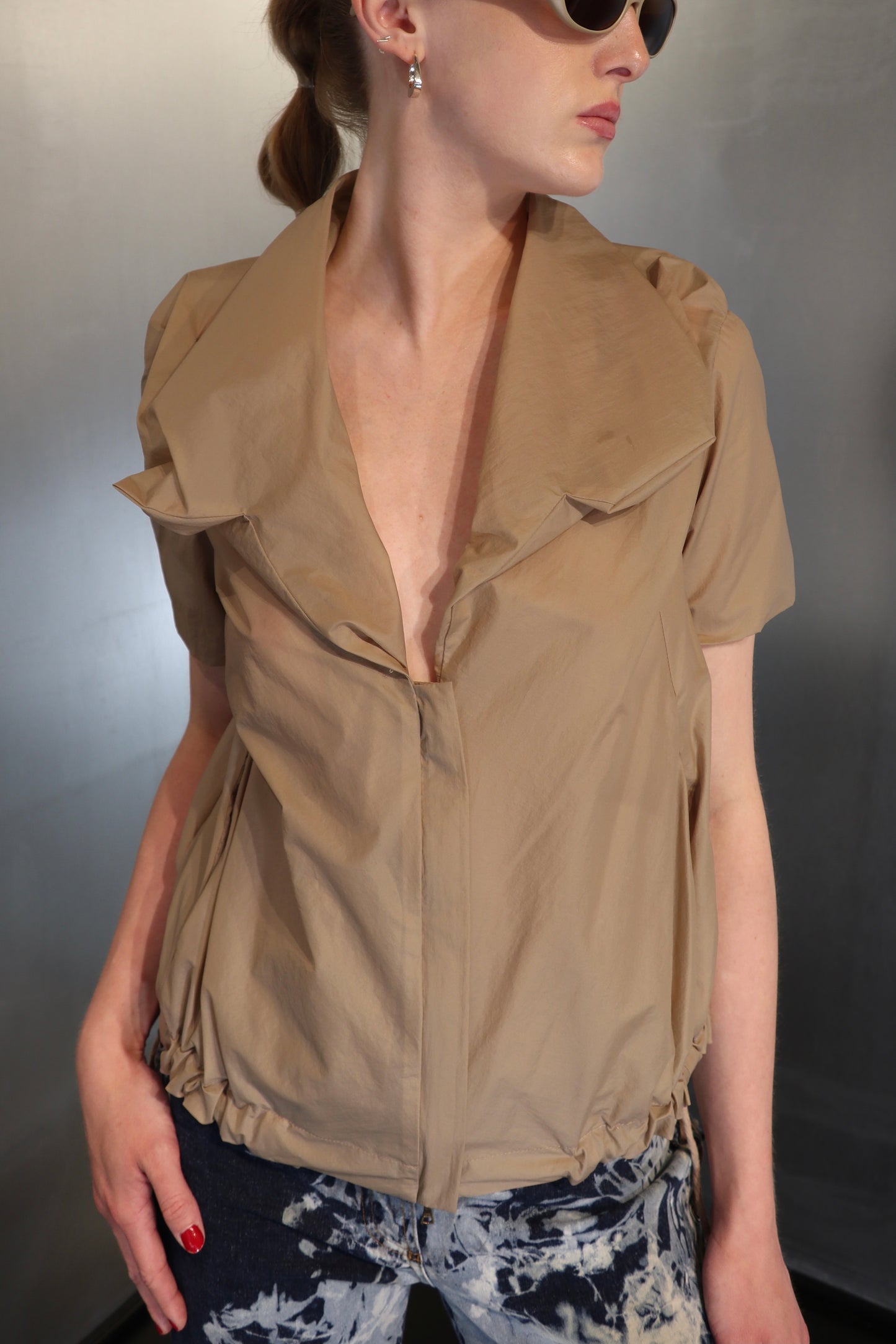Vintage Marni Technical Nylon Blouse