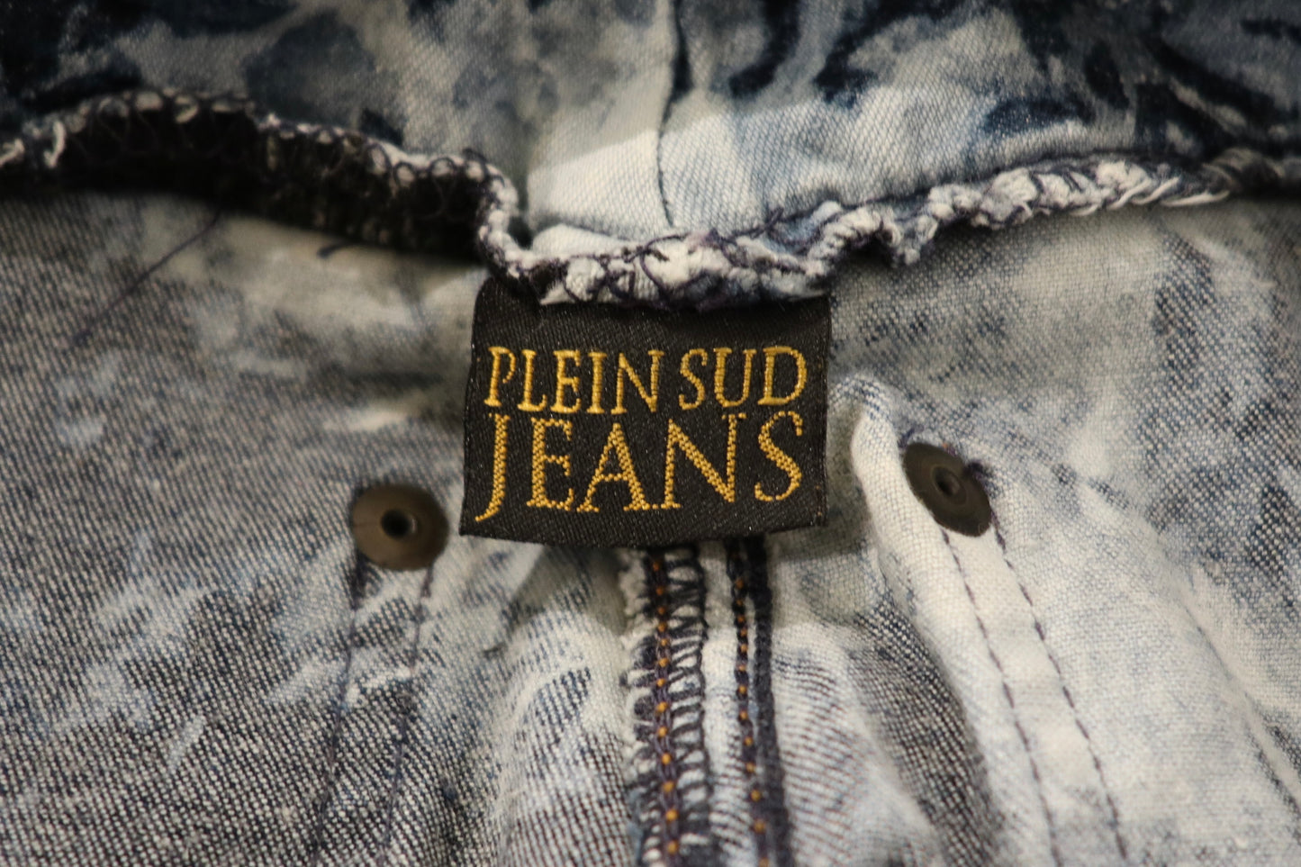 Plein Sud Jeanius Side Lace-Up Y2K Jeans