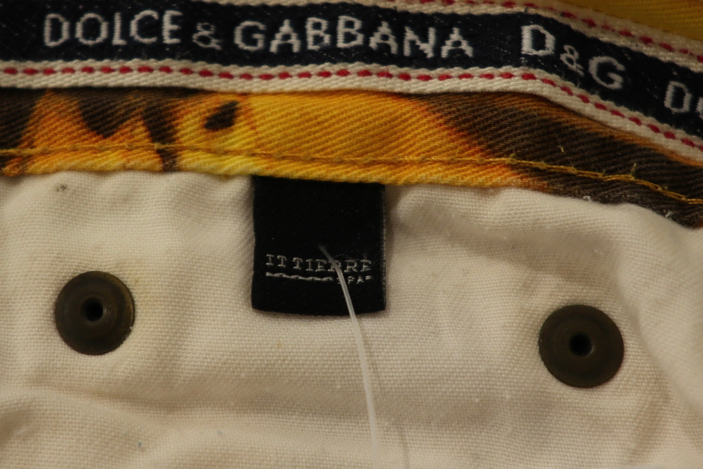 Vintage Dolce & Gabbana Banana Print Bermuda Shorts