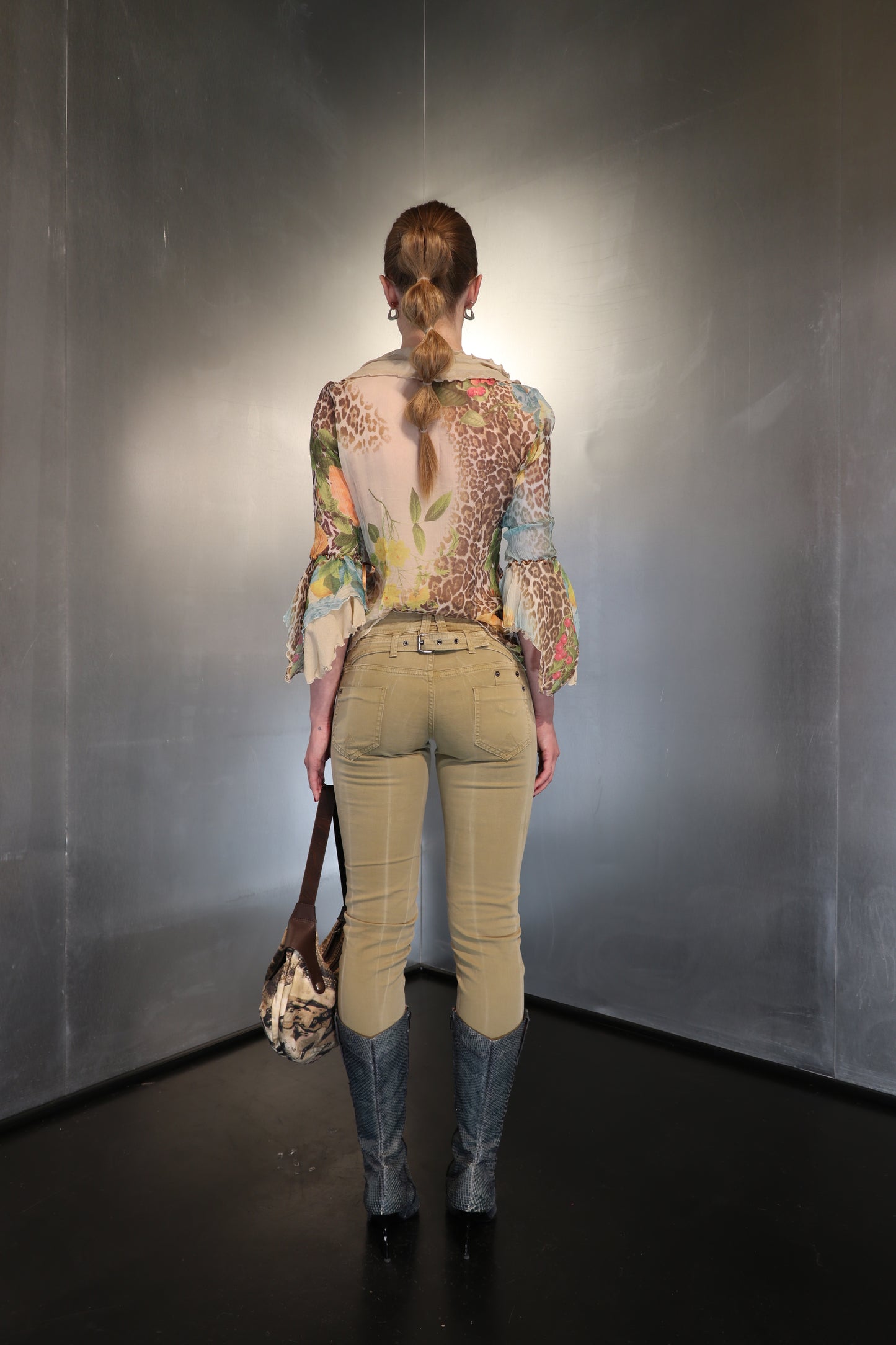 Deadstock John Galliano Low Rise Buckle Trousers