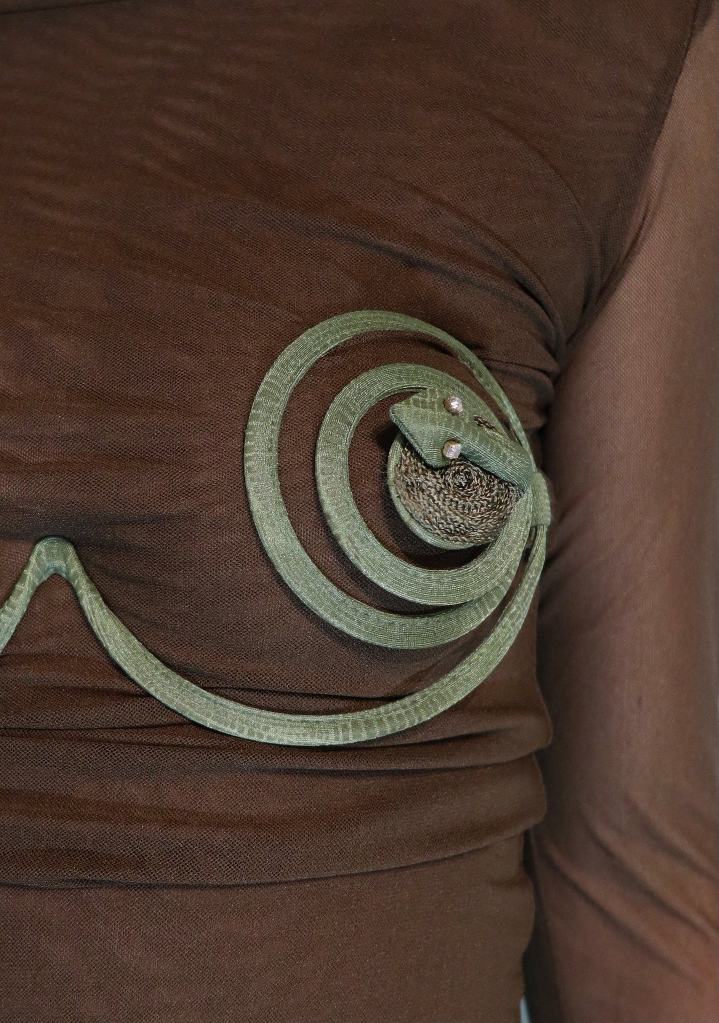 Rare Nicole Olivier snake bra