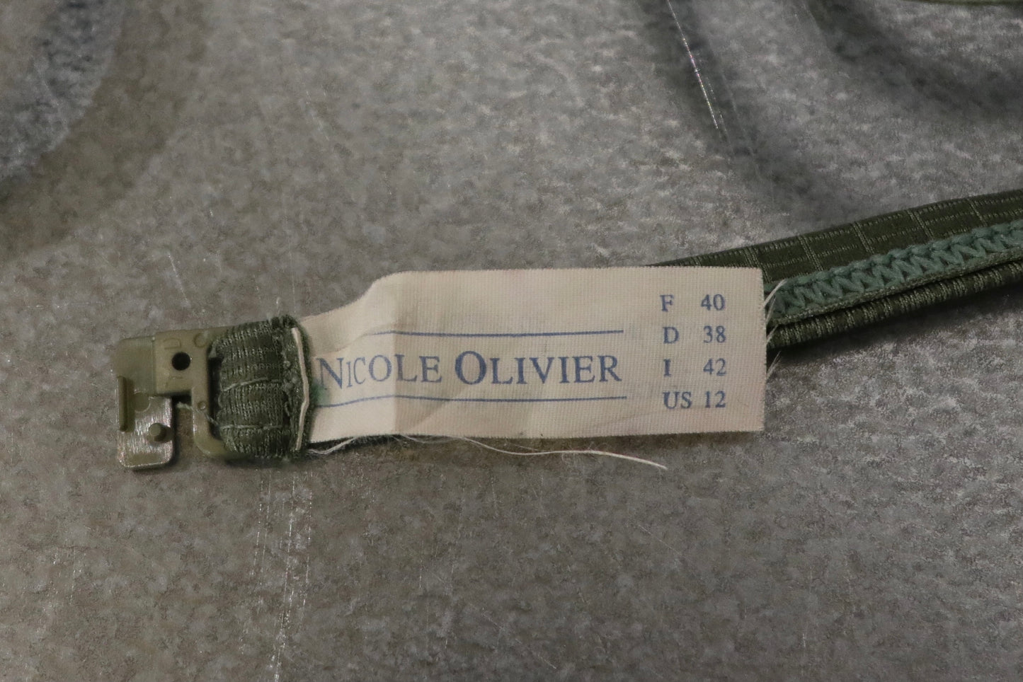 Rare Nicole Olivier snake bra