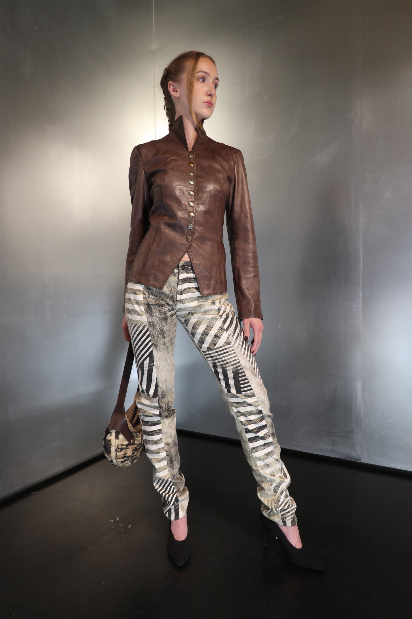 Just Cavalli SS2004 Zebra Animal Print Jeans