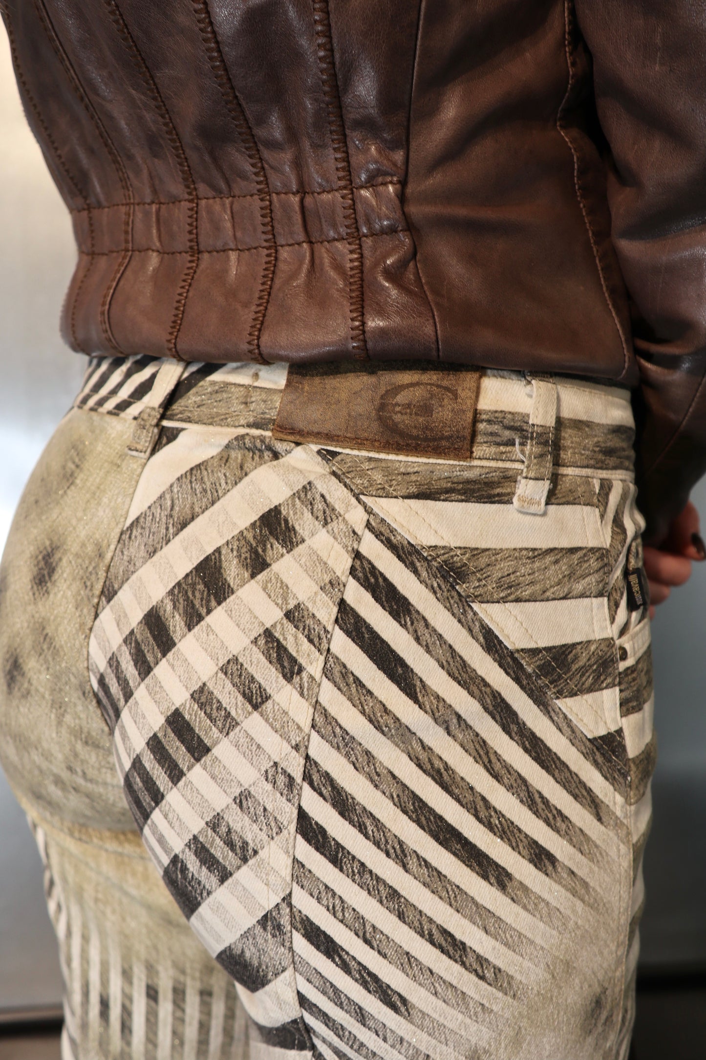 Just Cavalli SS2004 Zebra Animal Print Jeans