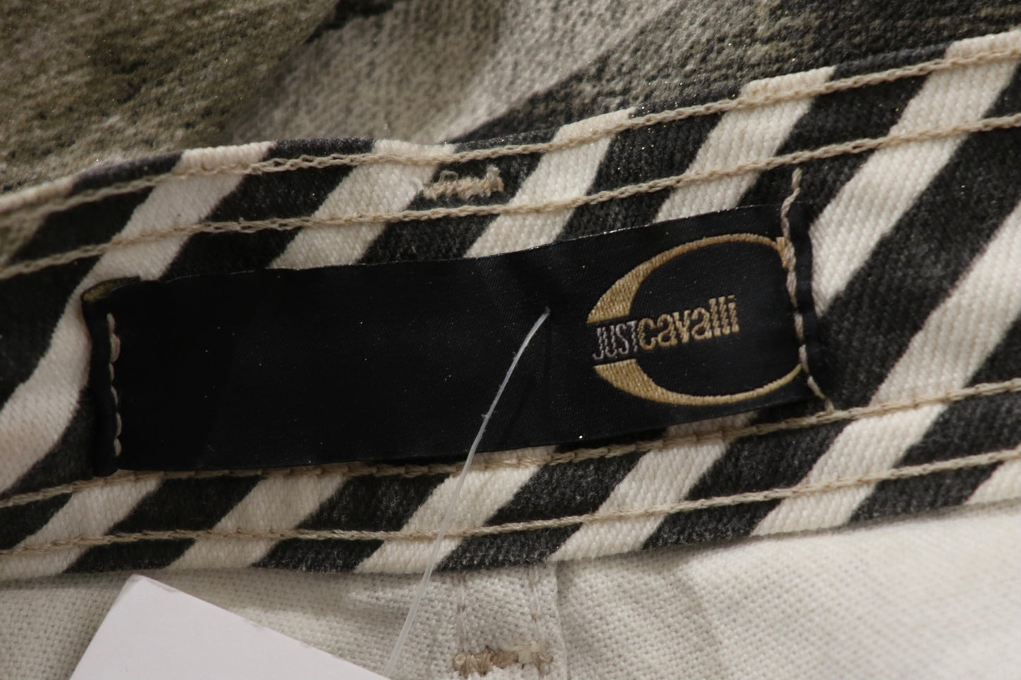 Just Cavalli SS2004 Zebra Animal Print Jeans