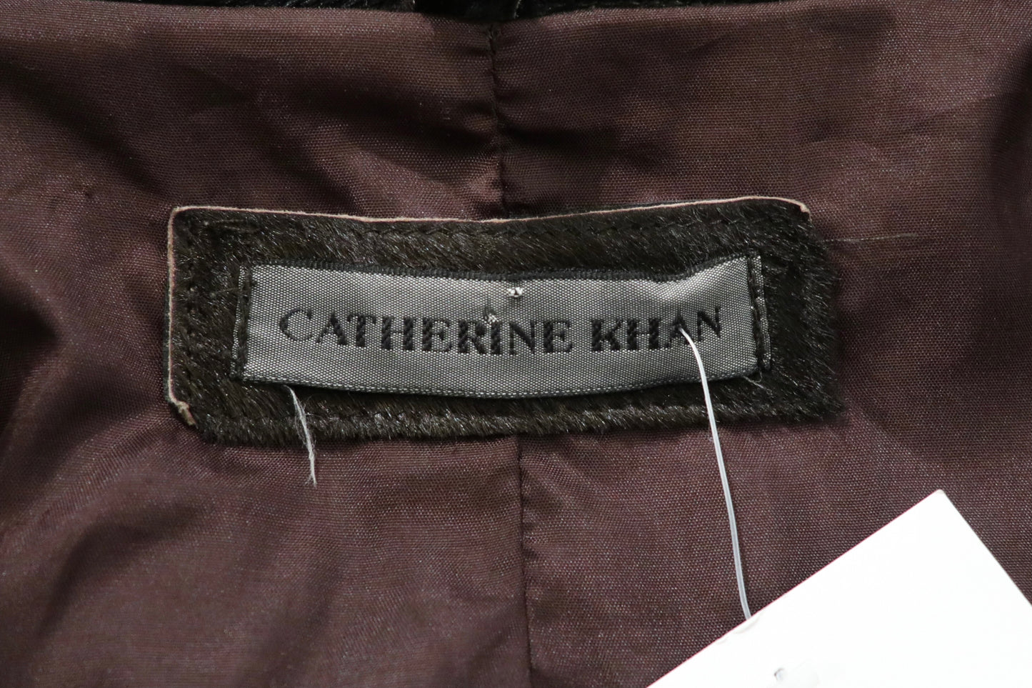 Catherine Khan Chocolate Brown Calf Hair Coat