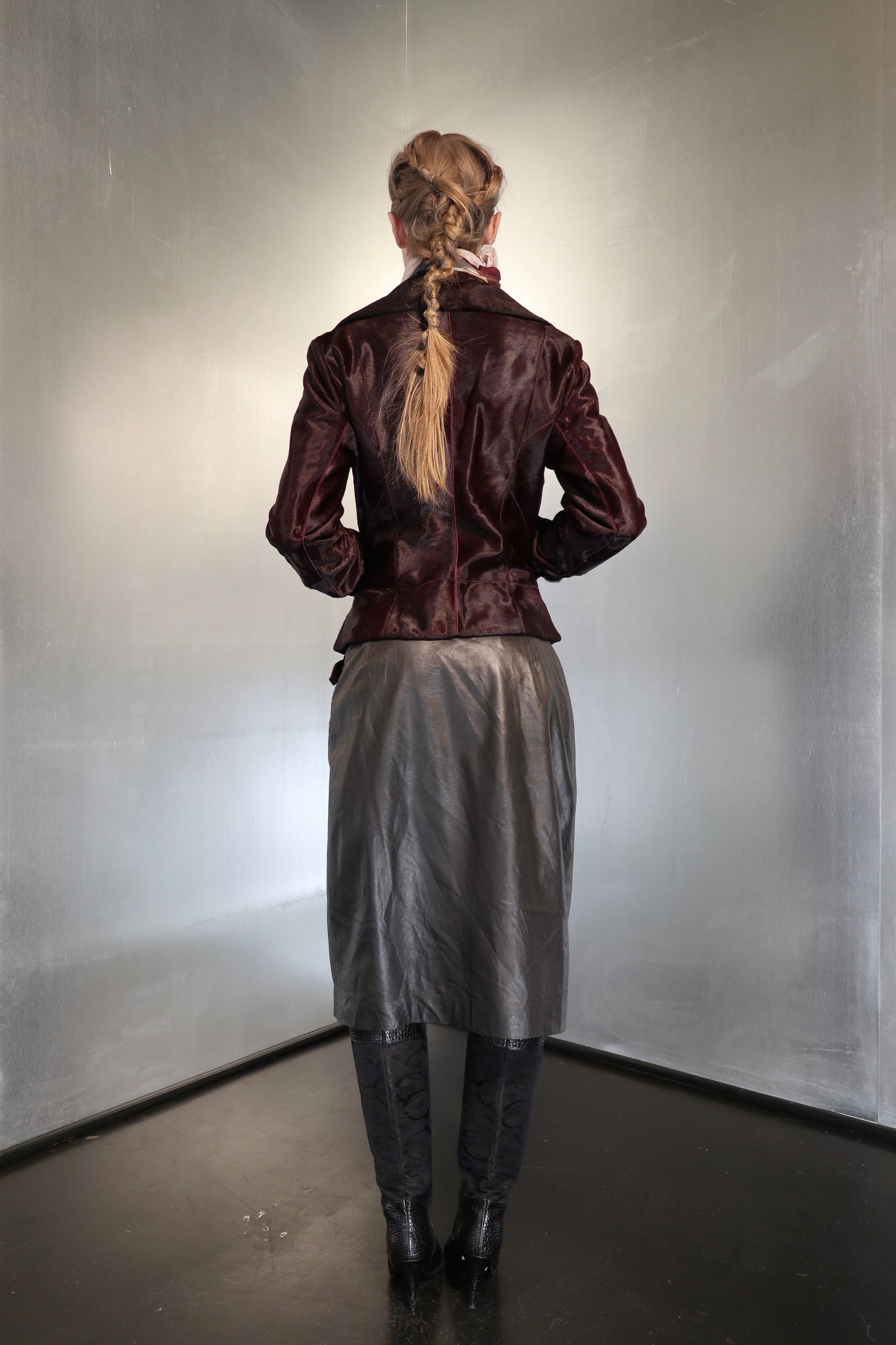 Vintage Brown Cowhide Leather Jacket