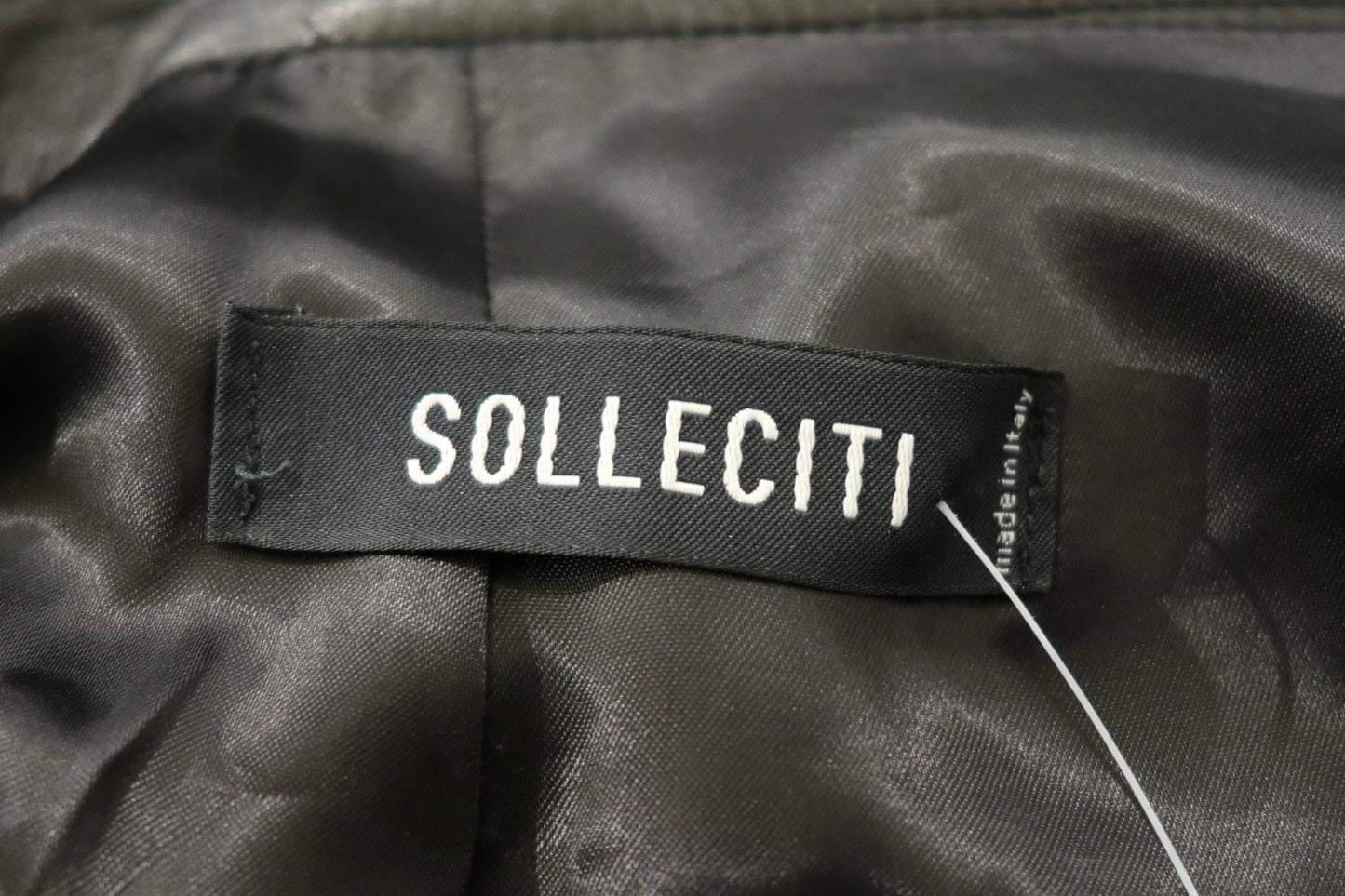 Solleciti Snake trim leather wrap skirt