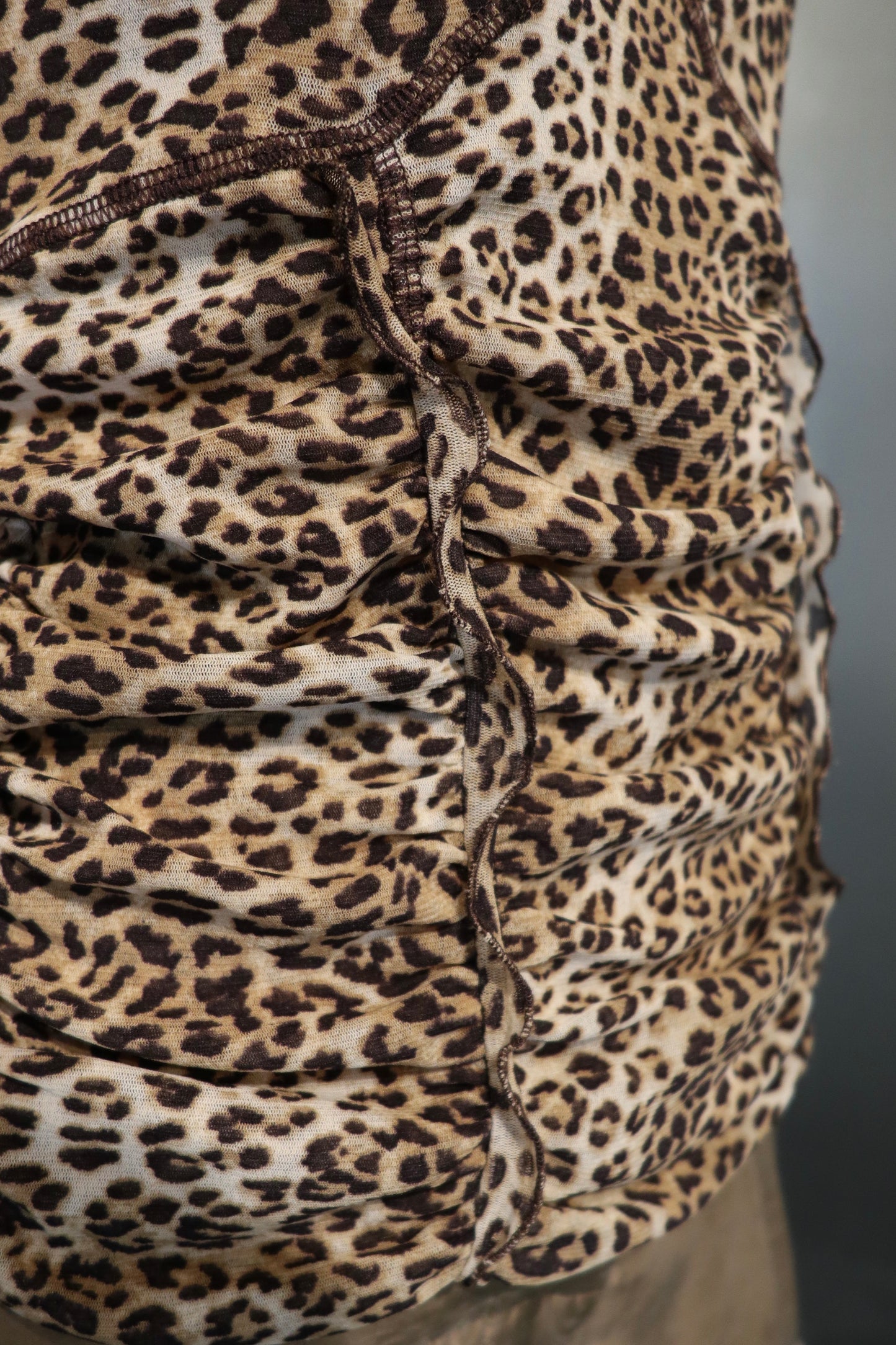 Coccapani ruffle leopard top