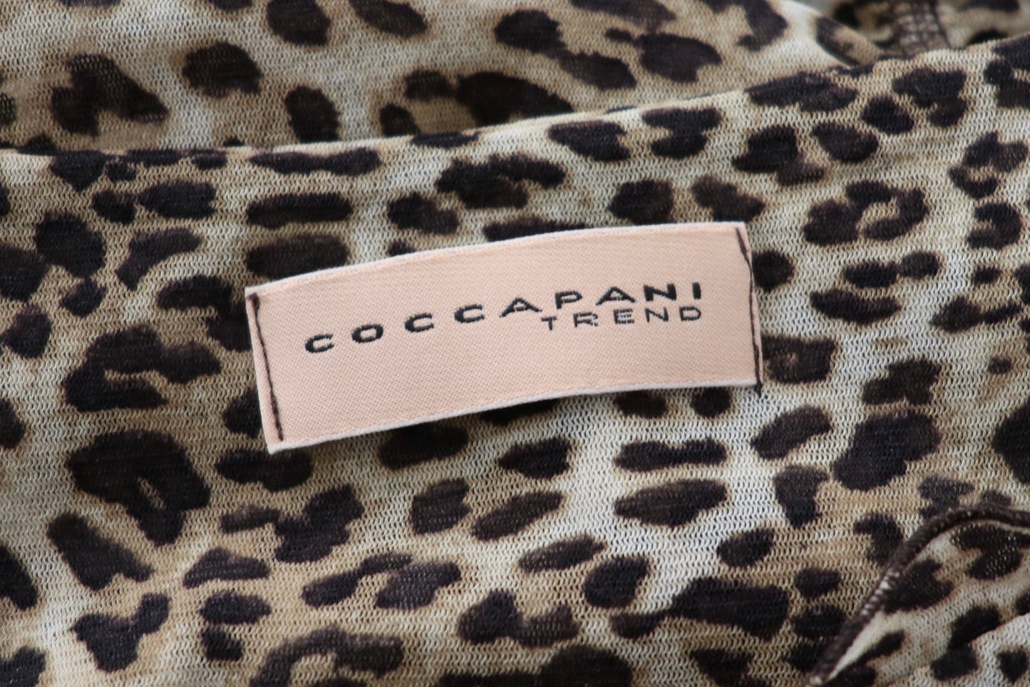 Coccapani ruffle leopard top