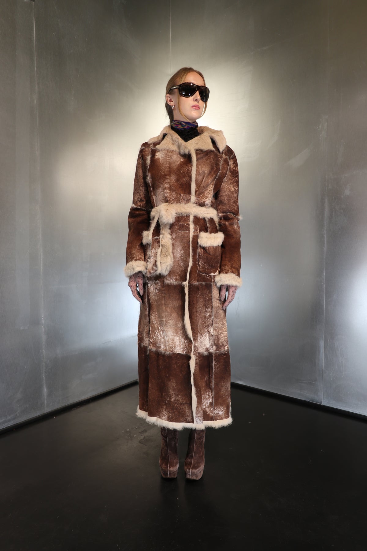 70´s Soft Suede Fur Coat