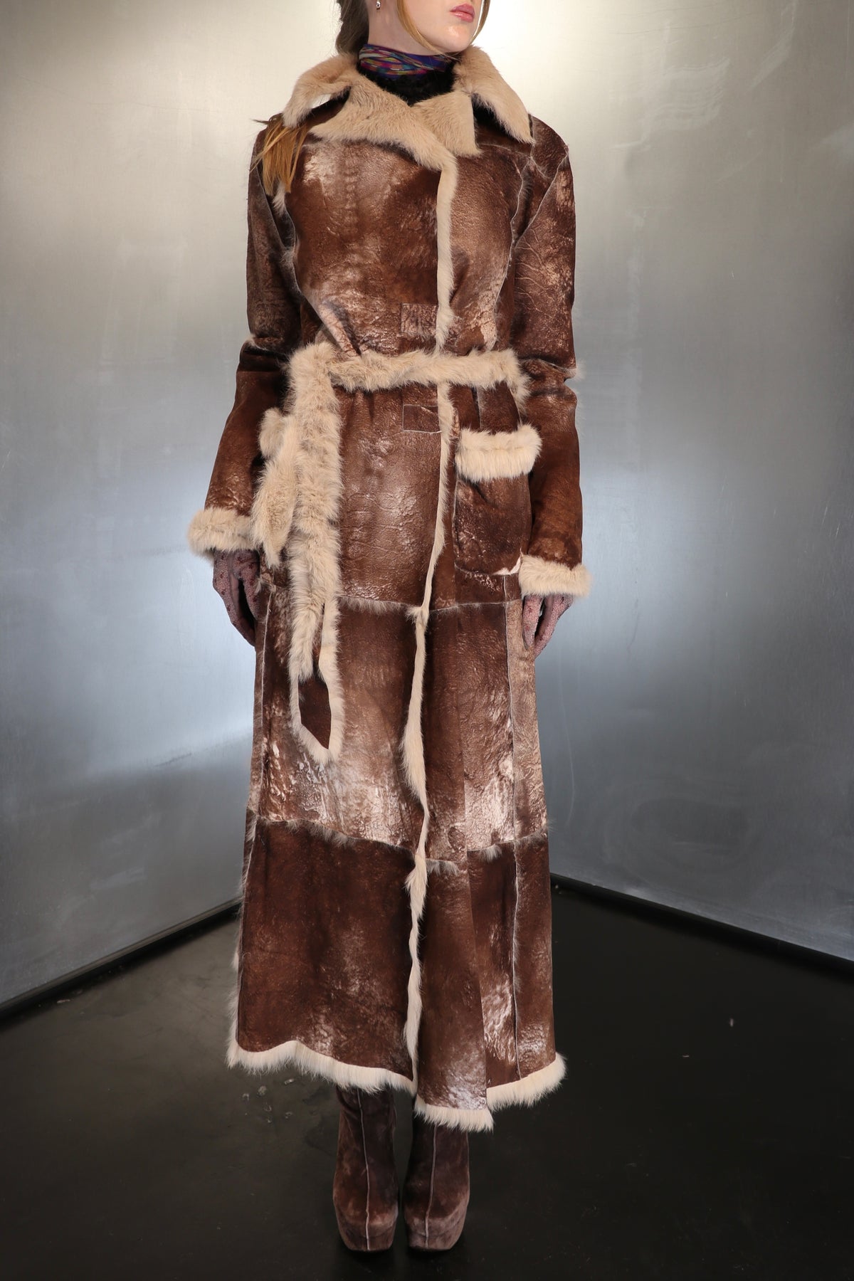 70´s Soft Suede Fur Coat