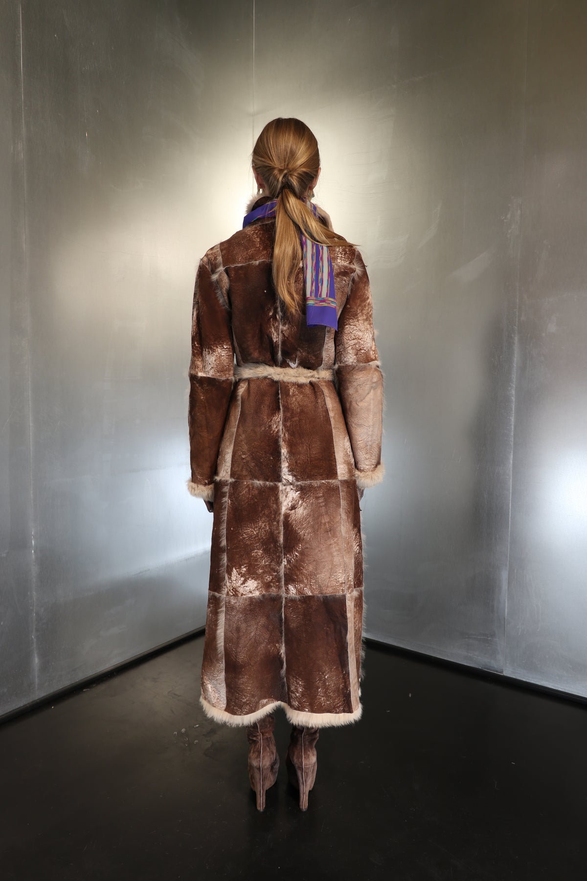 70´s Soft Suede Fur Coat