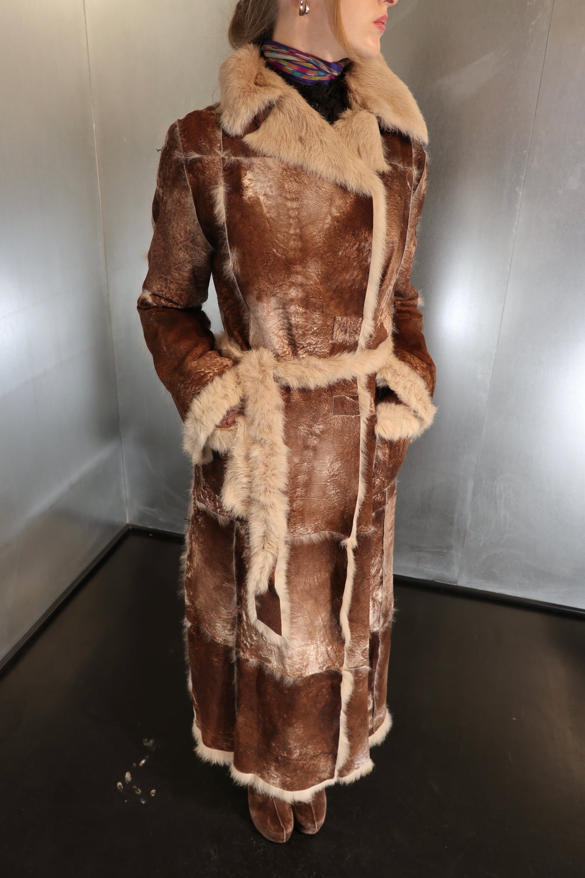 70´s Soft Suede Fur Coat