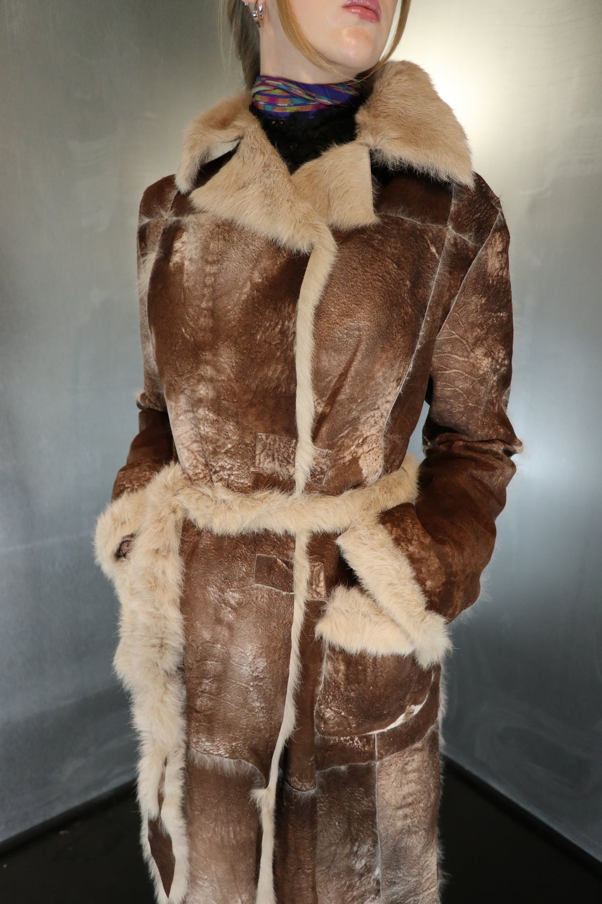 70´s Soft Suede Fur Coat