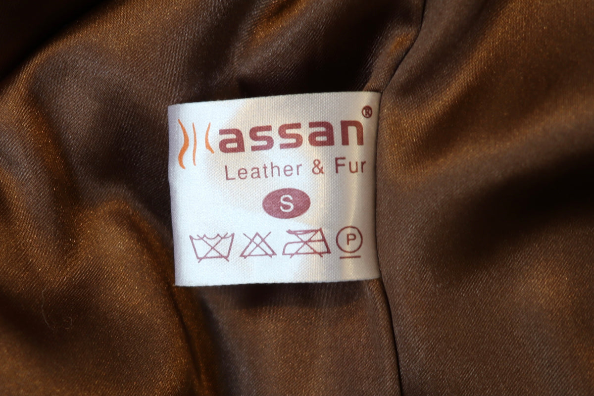Rare A-line Leather Hooded Distressed Suede Maxi Coat