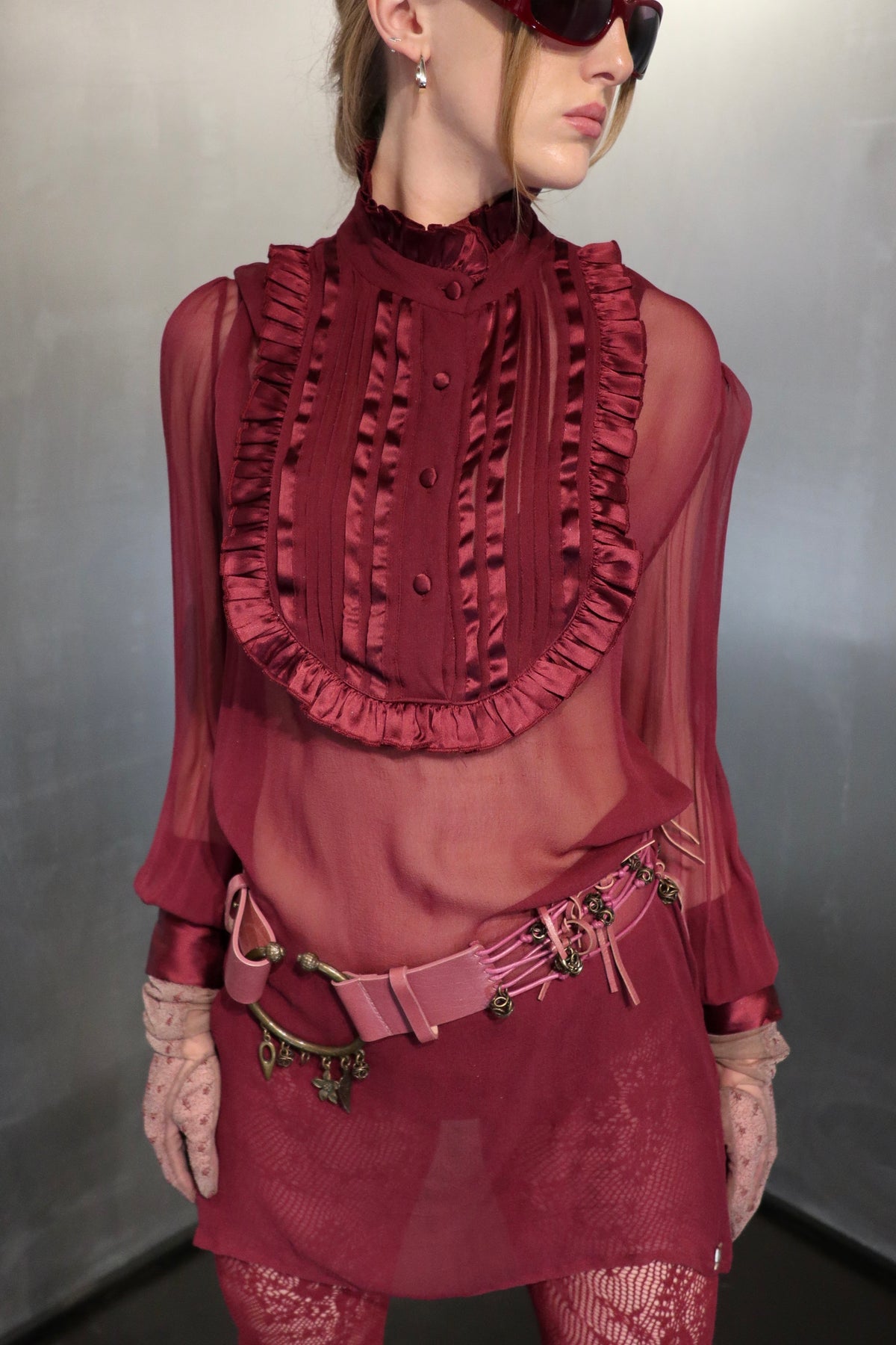 Vintage Galliano Bib Front Dress
