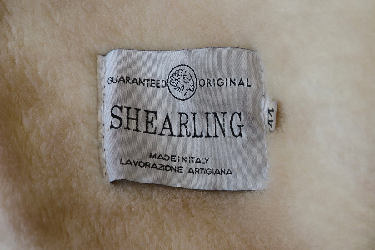 Rare Snakeskin embossed Ivory Leather Maxi Coat with Fur trim