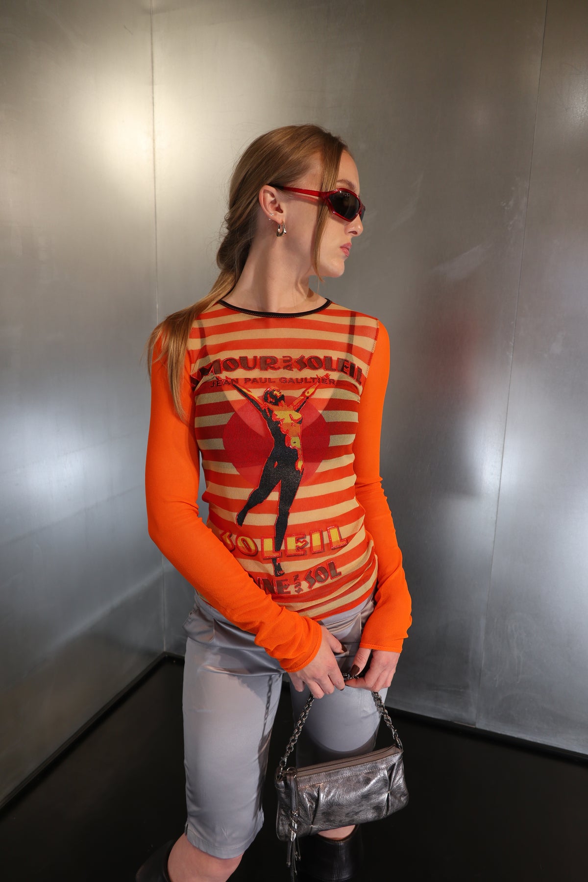 Jean Paul Gaultier Soleil mesh Top