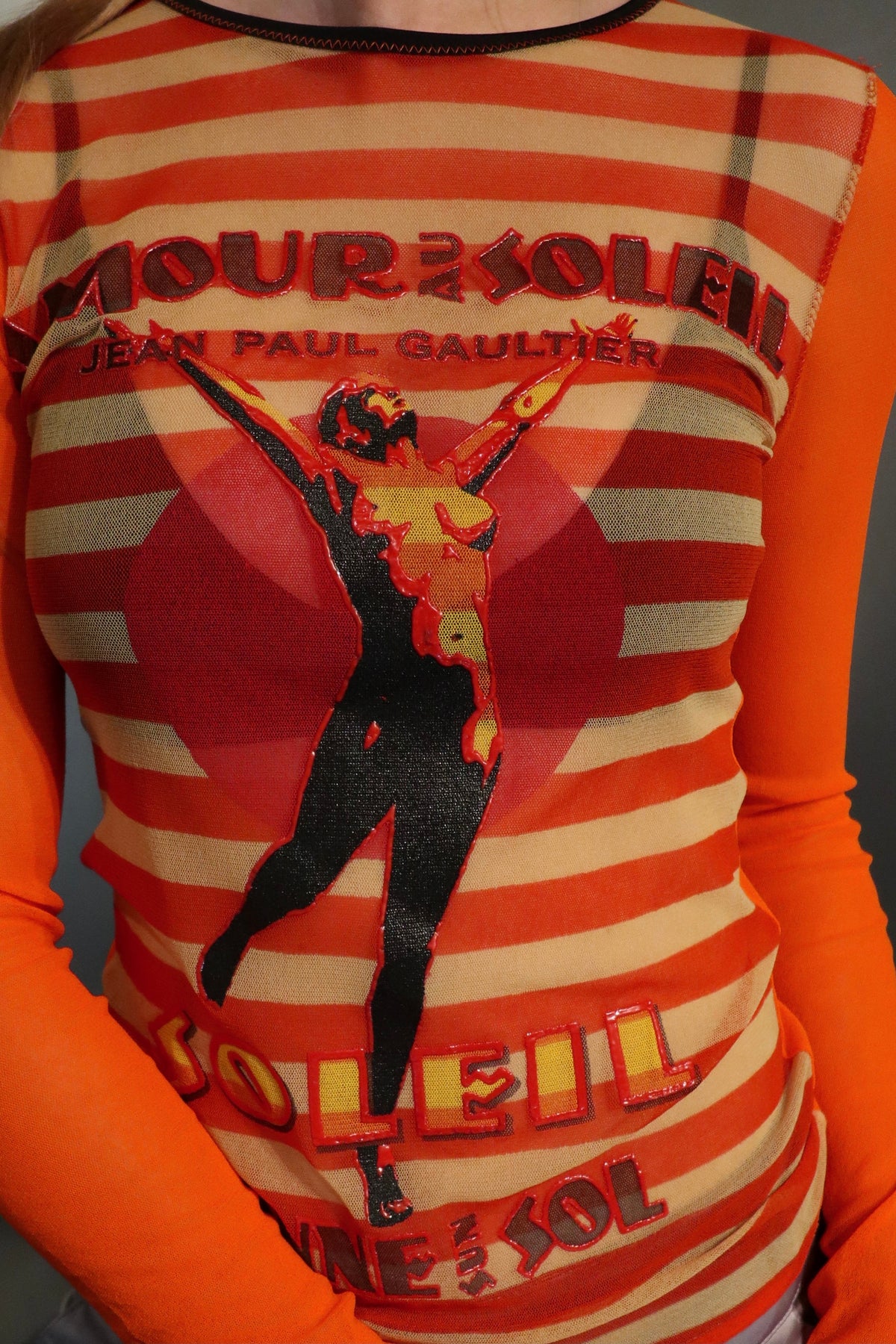 Jean Paul Gaultier Soleil mesh Top