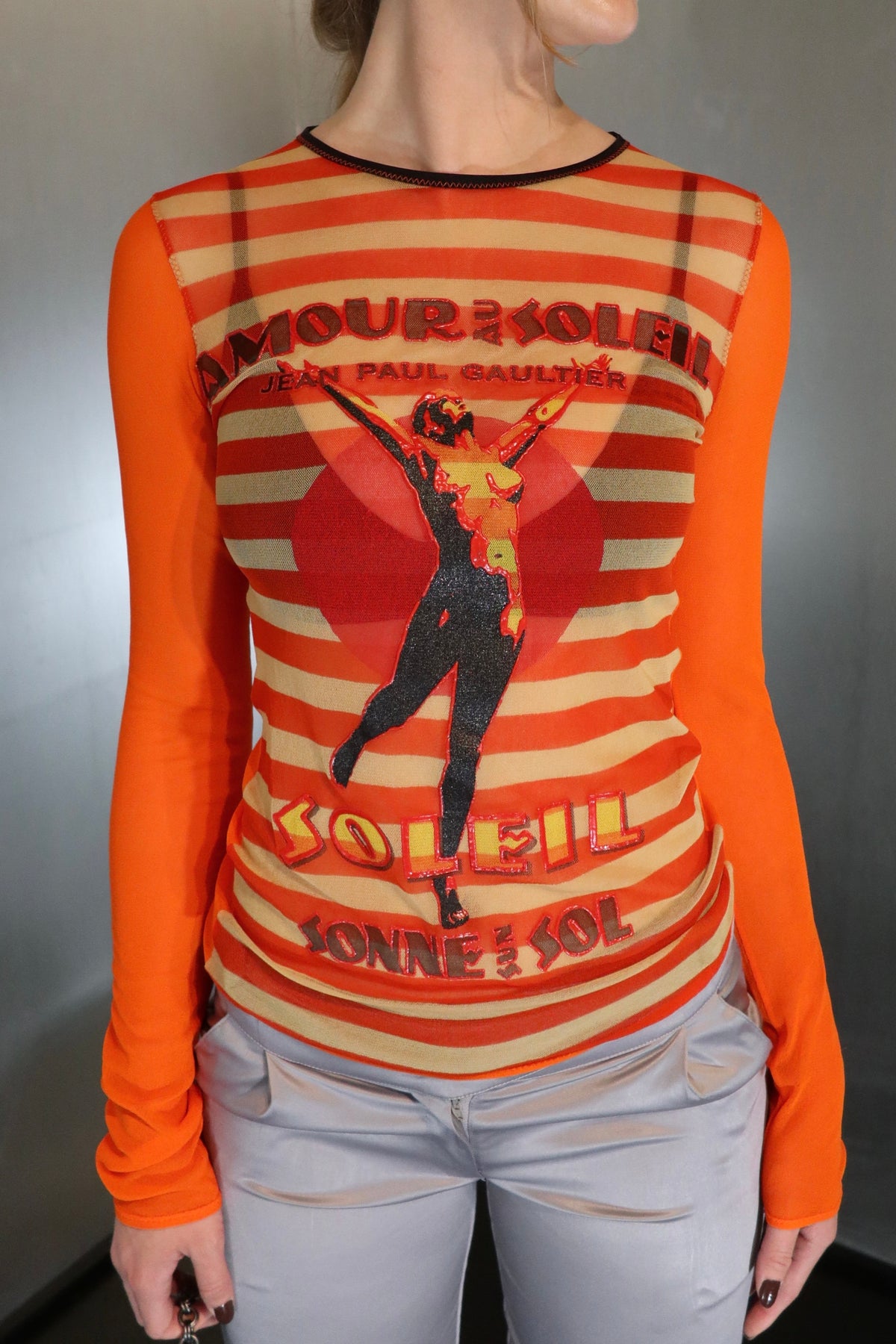 Jean Paul Gaultier Soleil mesh Top