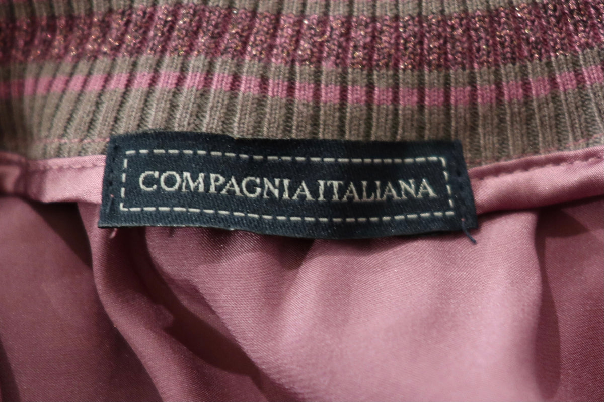 Dusty Rose Silk Draped Hoodie