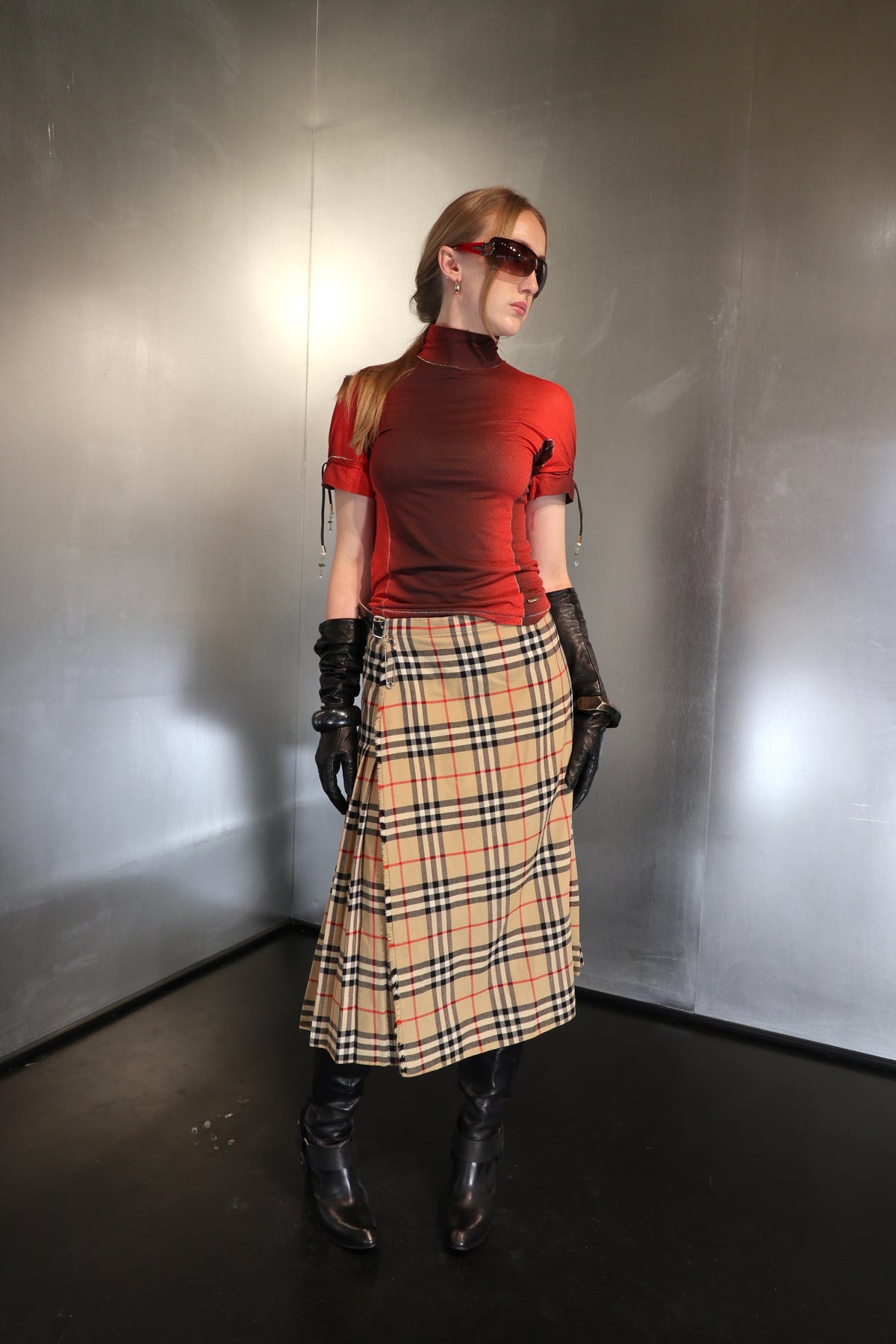 Vintage Burberry Kilt Skirt