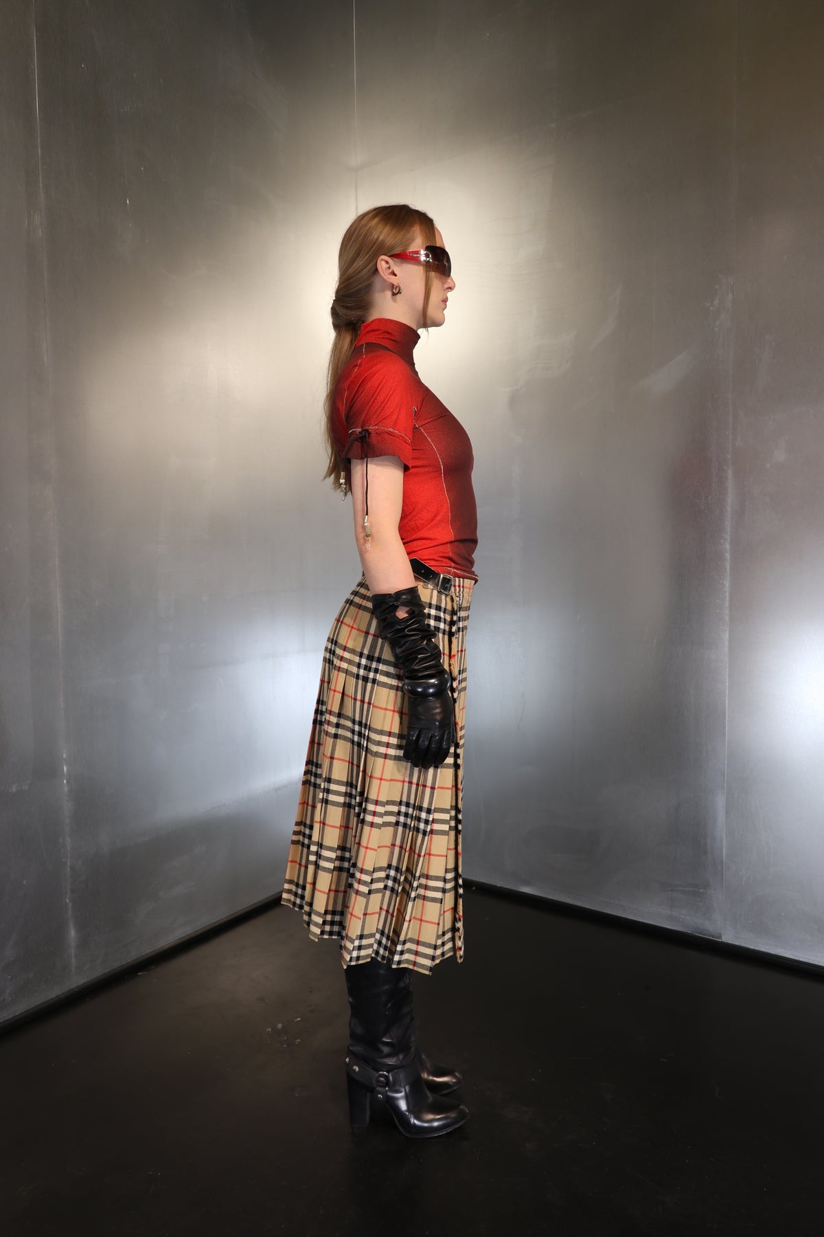 Vintage Burberry Kilt Skirt