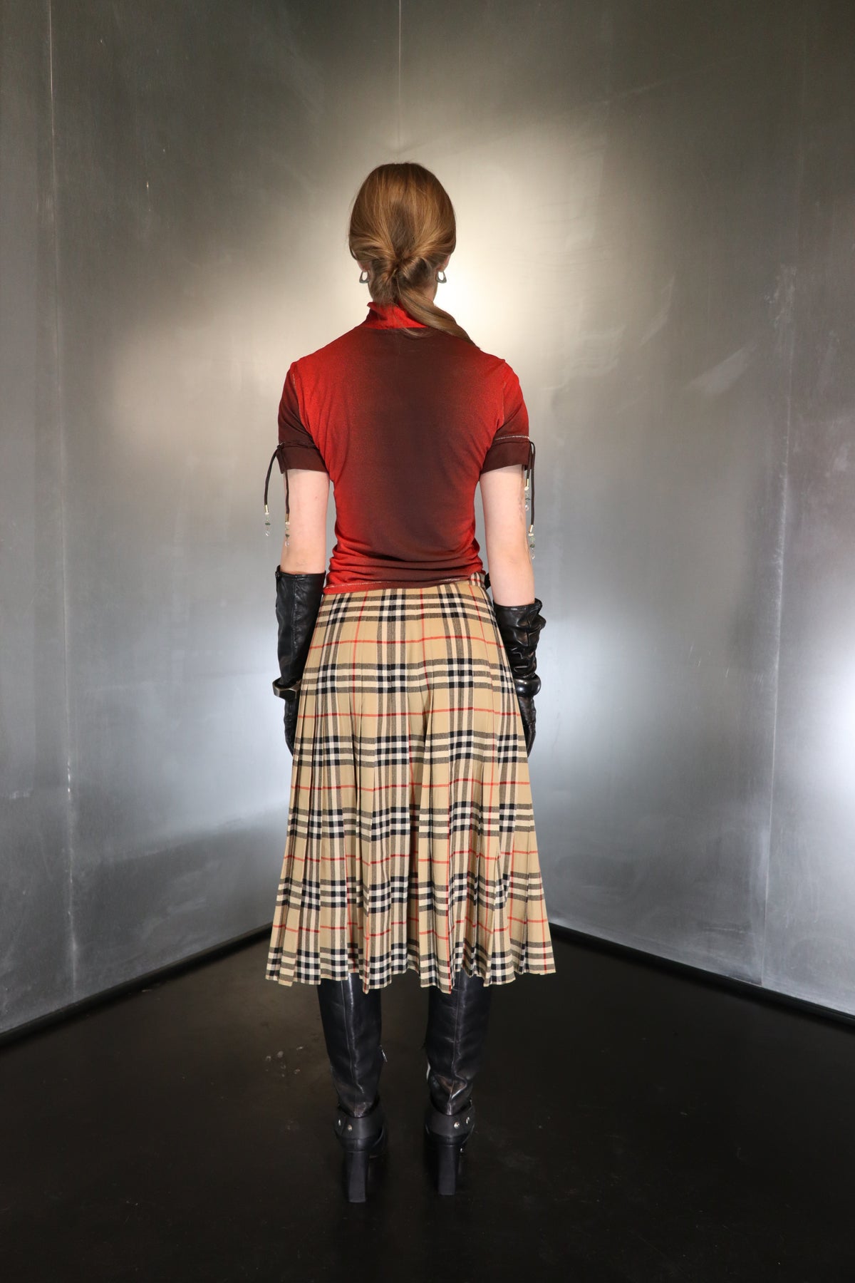 Vintage Burberry Kilt Skirt