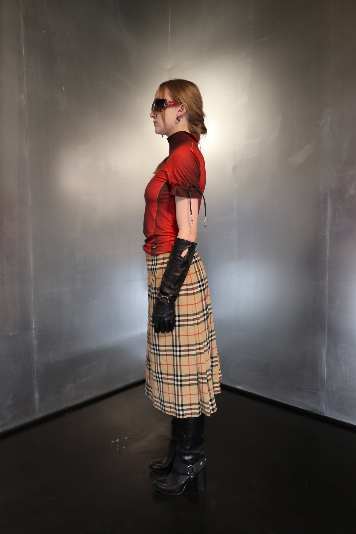 Vintage Burberry Kilt Skirt