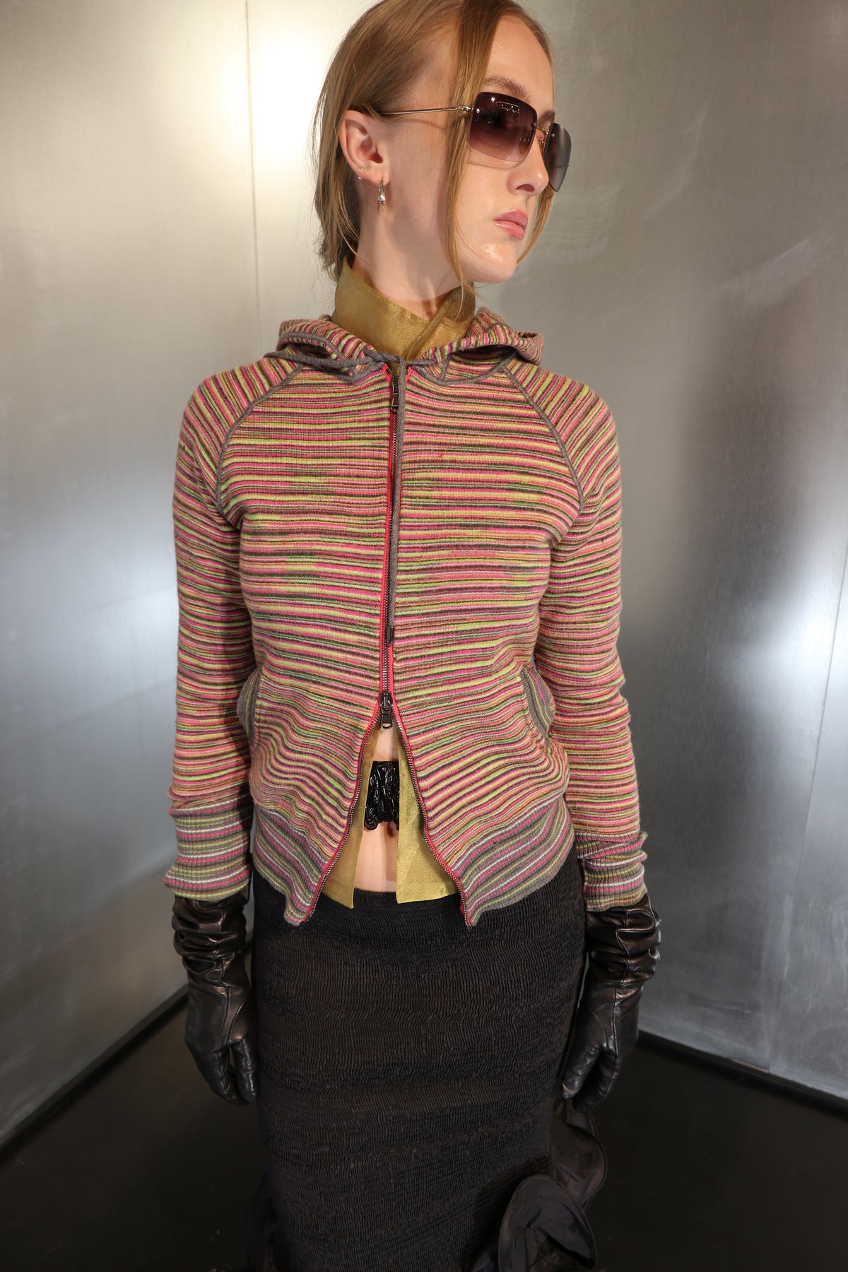 Vintage M by Missoni Knit Hoodie