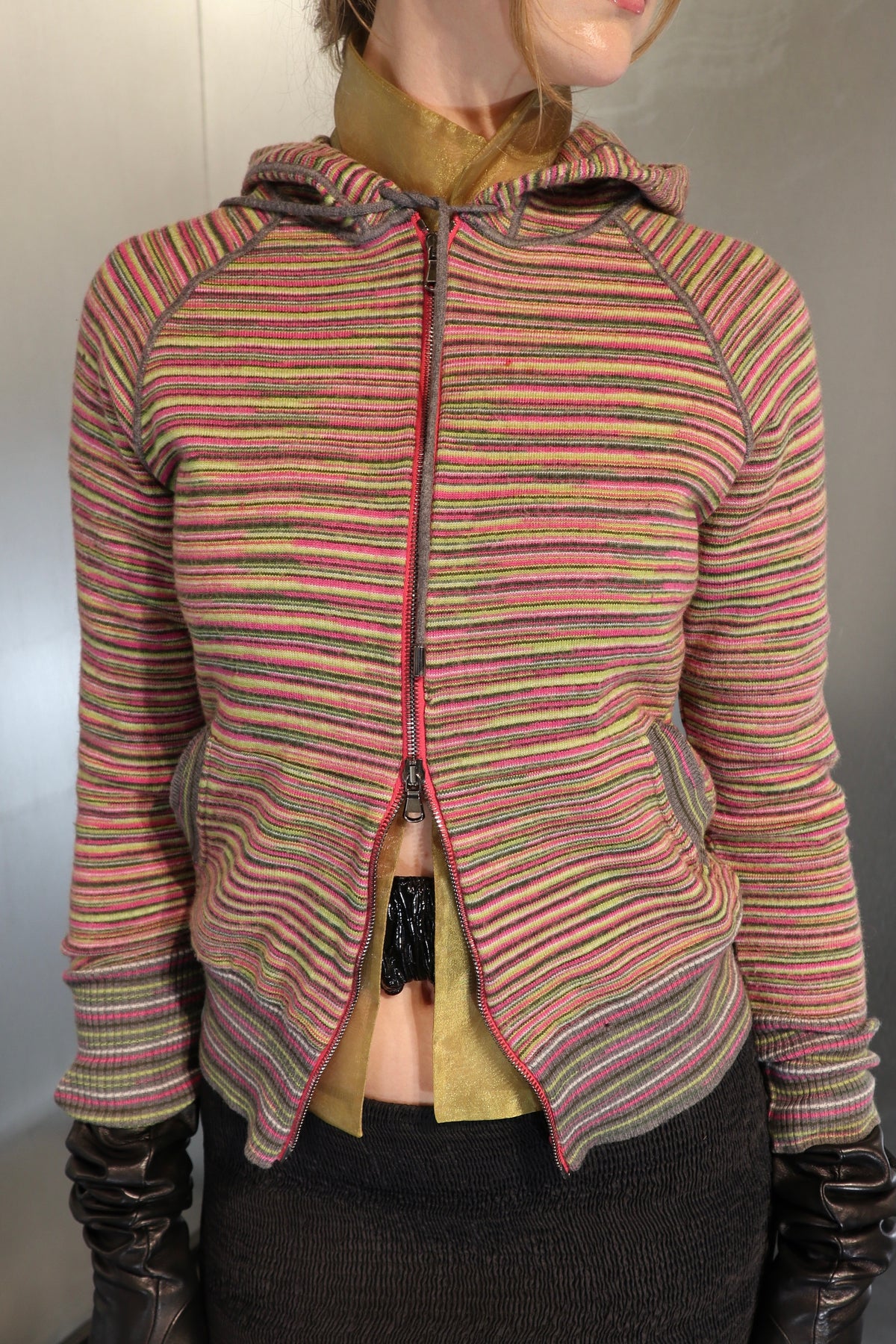 Vintage M by Missoni Knit Hoodie