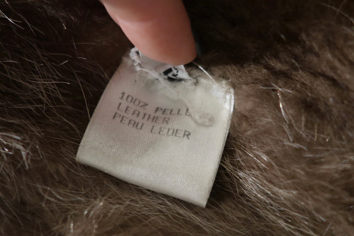 Bohemian Patchwork Fur Coat