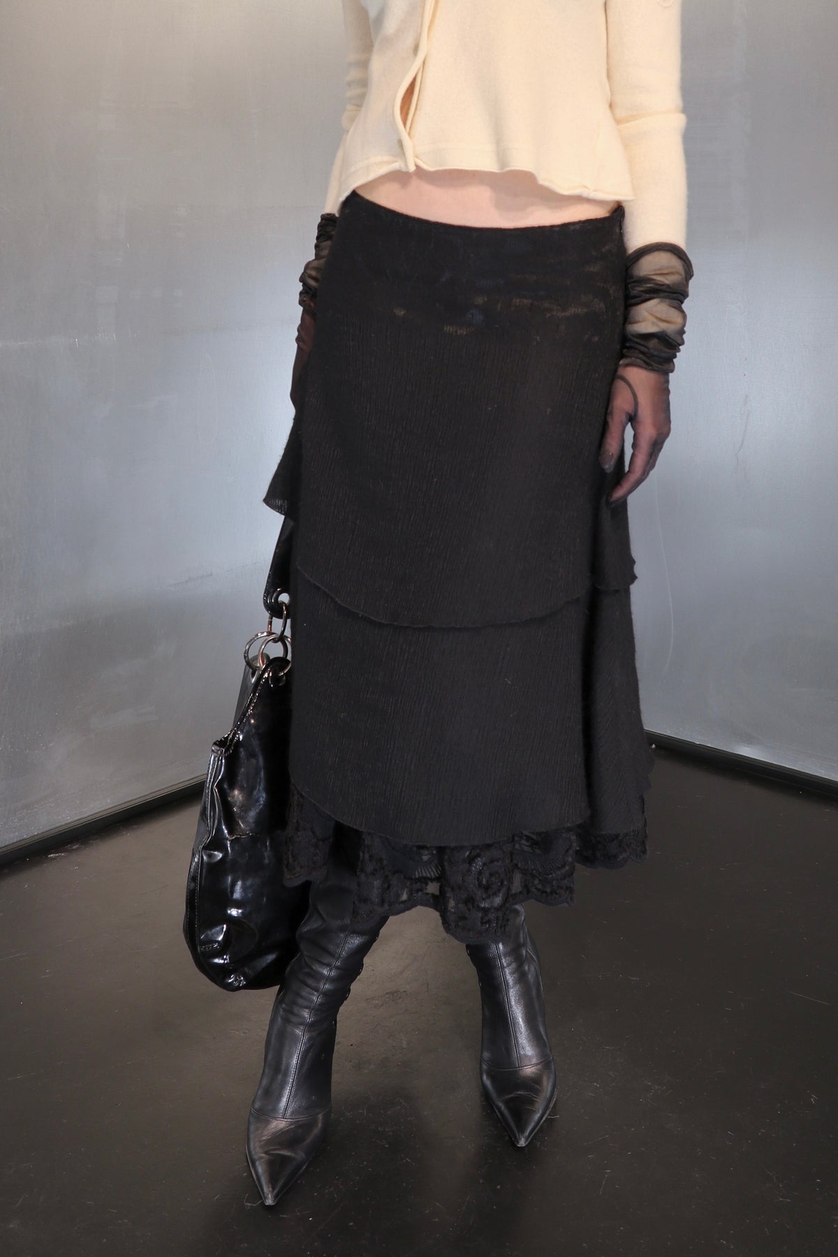 CLASS by Roberto Cavalli Layered Skirt