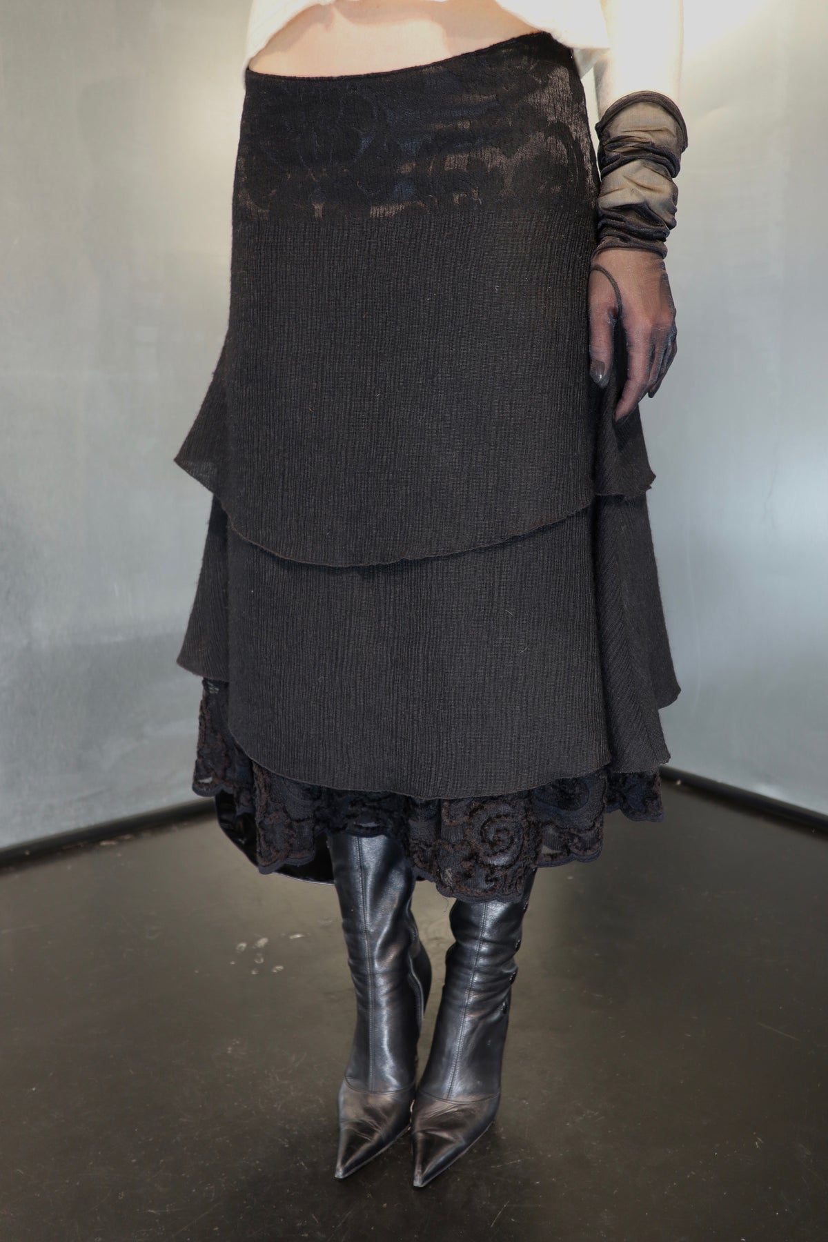 CLASS by Roberto Cavalli Layered Skirt