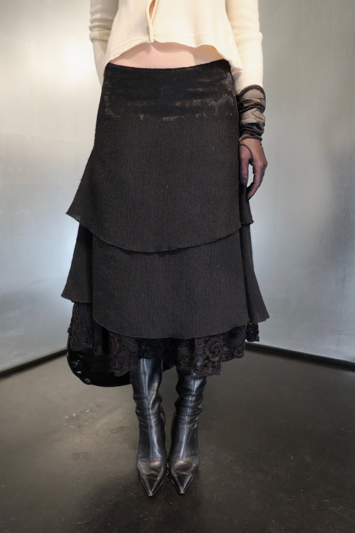 CLASS by Roberto Cavalli Layered Skirt