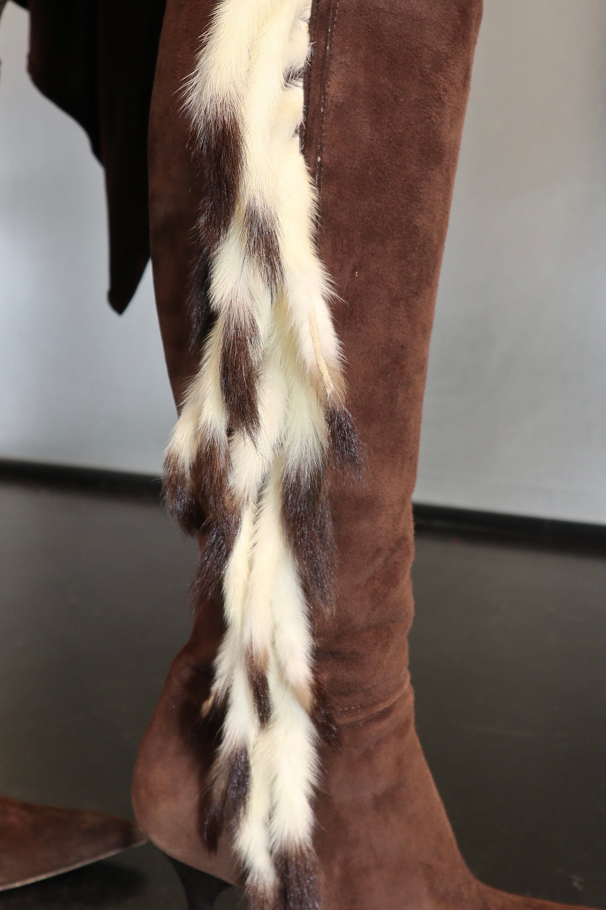 2000´s Roberto Cavalli Fur Detail Boots