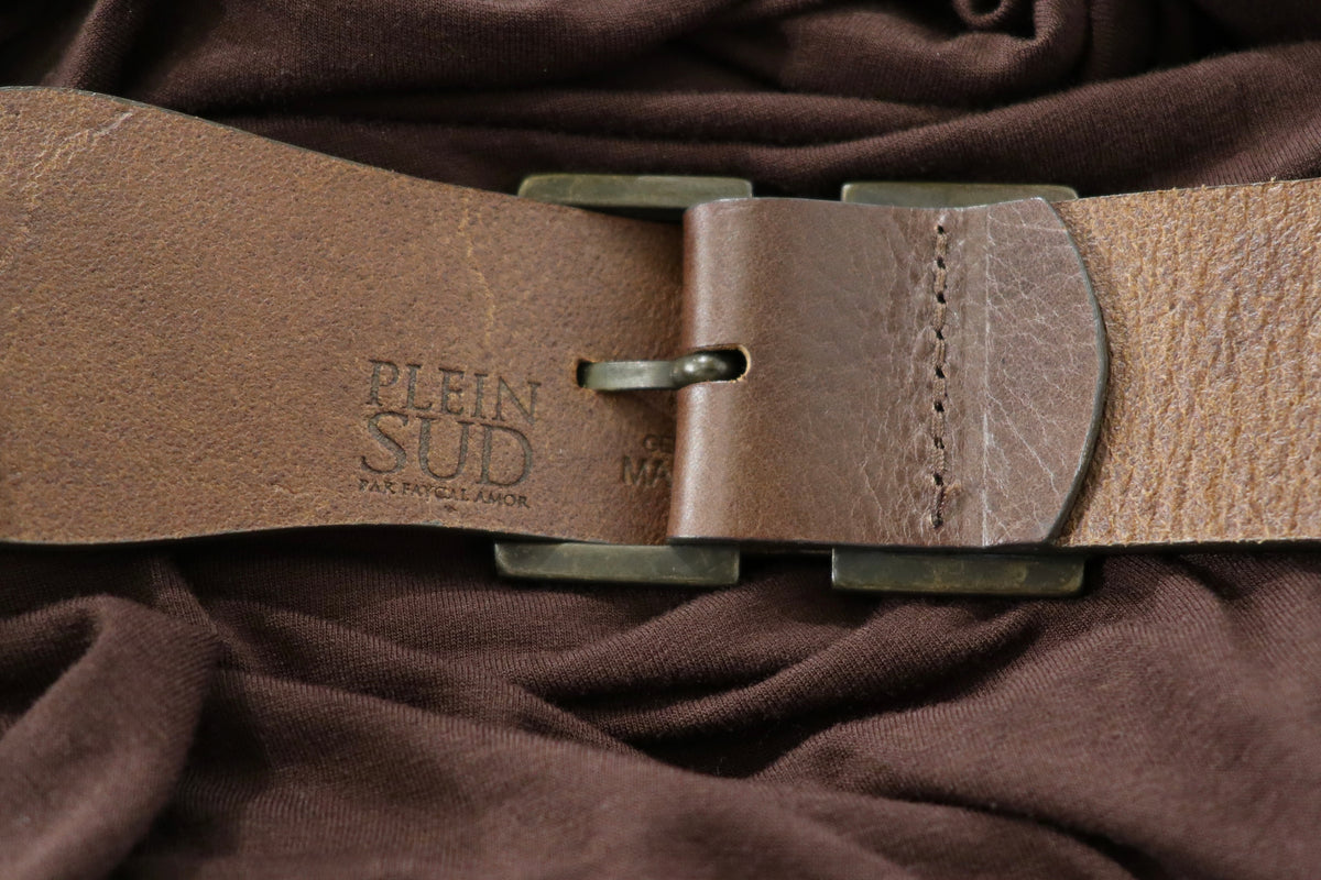 Belted Vintage Cowl Plein Sud Dress