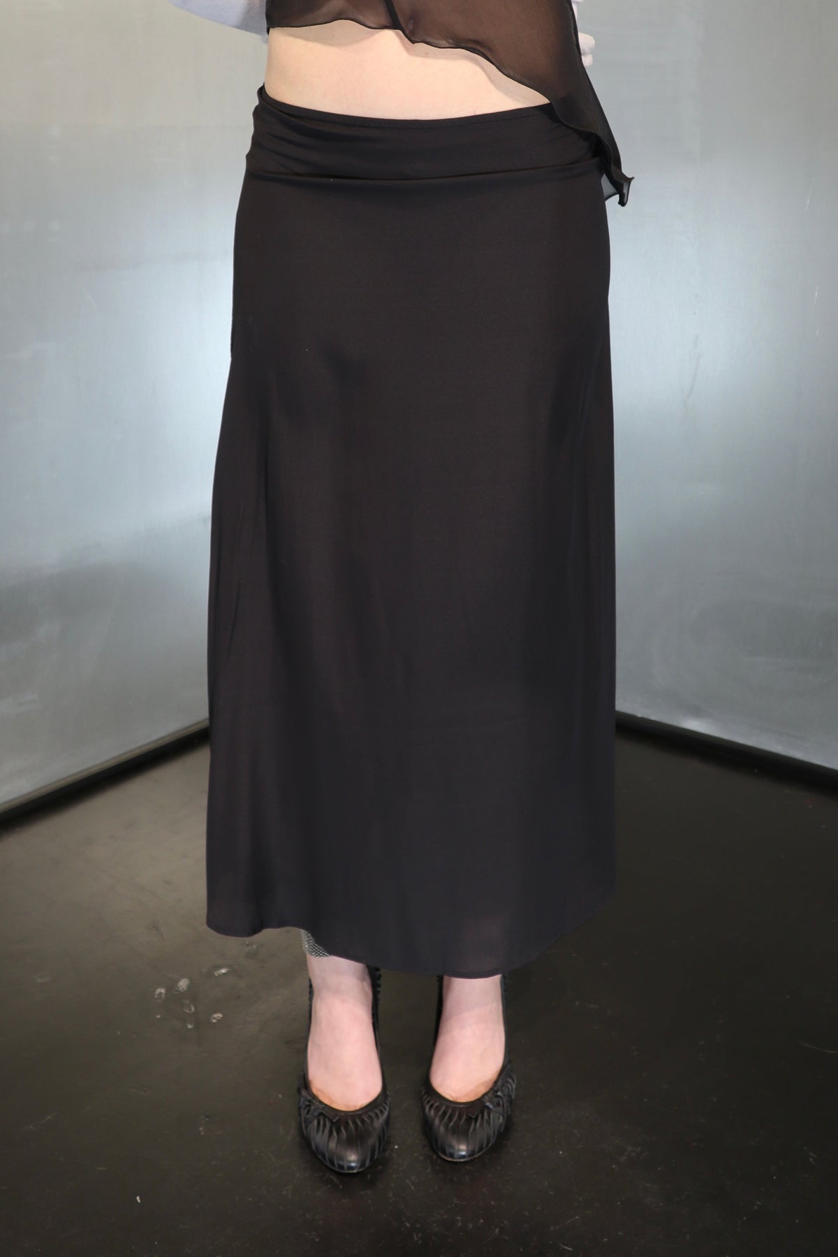 90´s Christian Dior Silk Maxi Skirt Lingerie Skirt