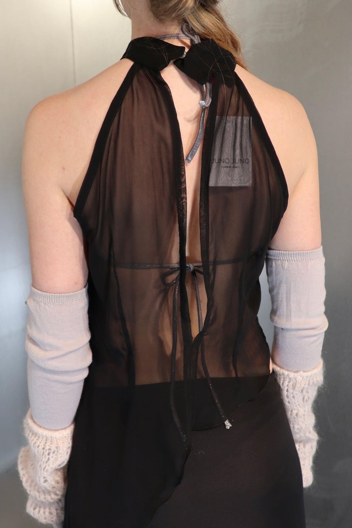 Vintage Sheer Halter Top
