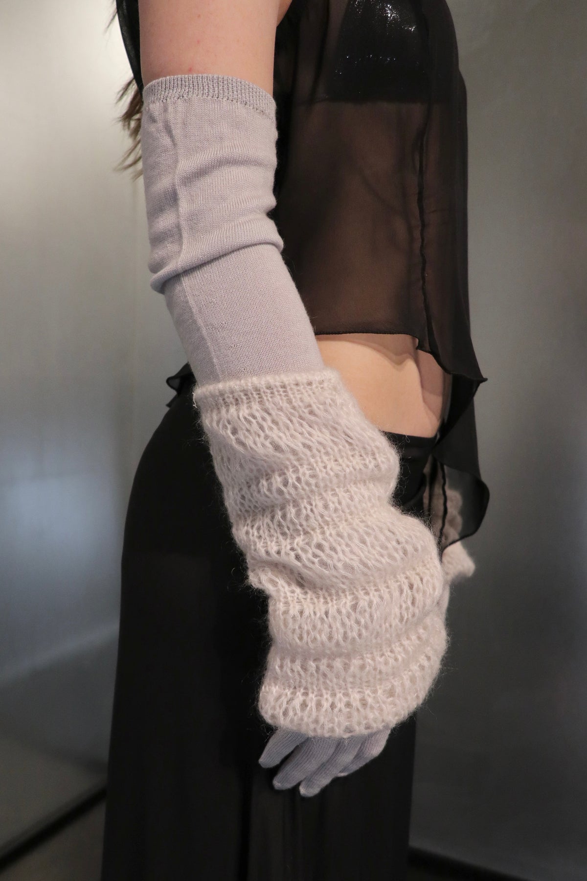 Vintage Costume National Opera Gloves