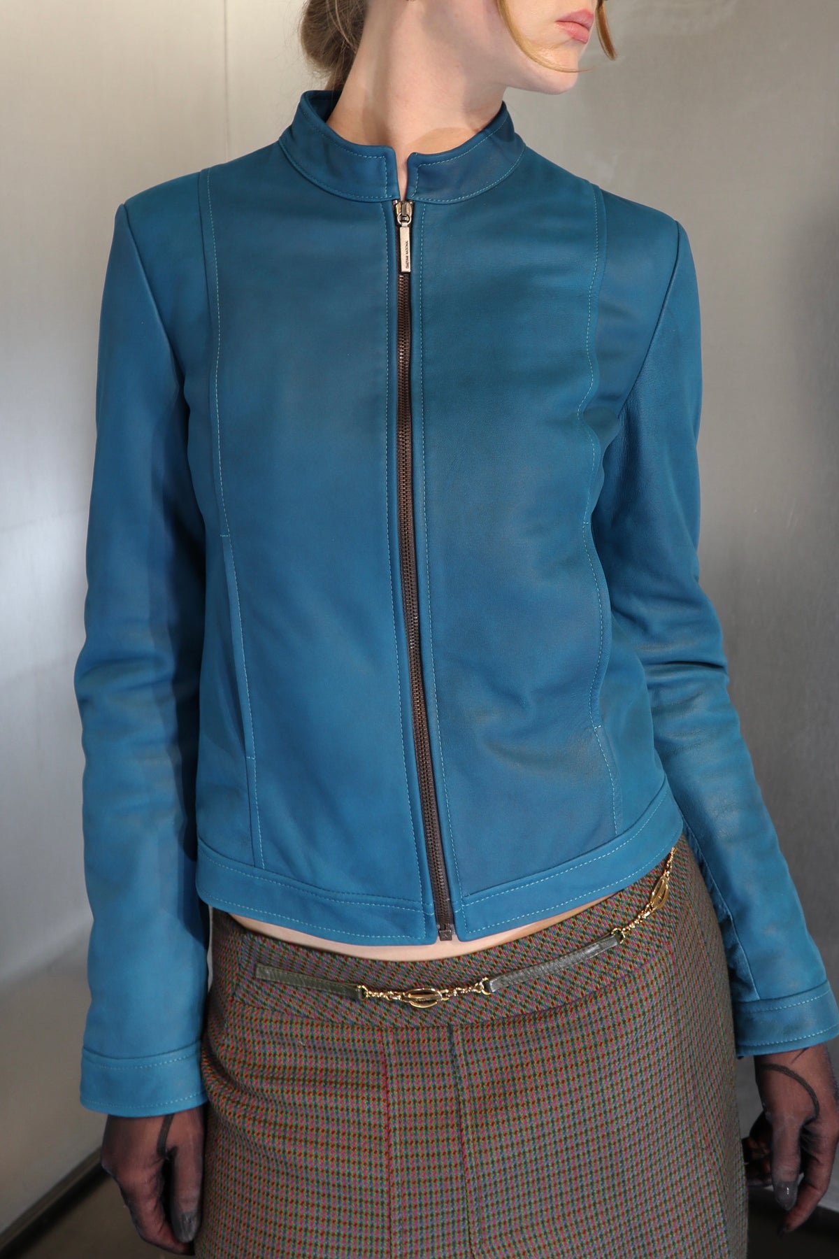 Vintage Costume National Petrol Jacket