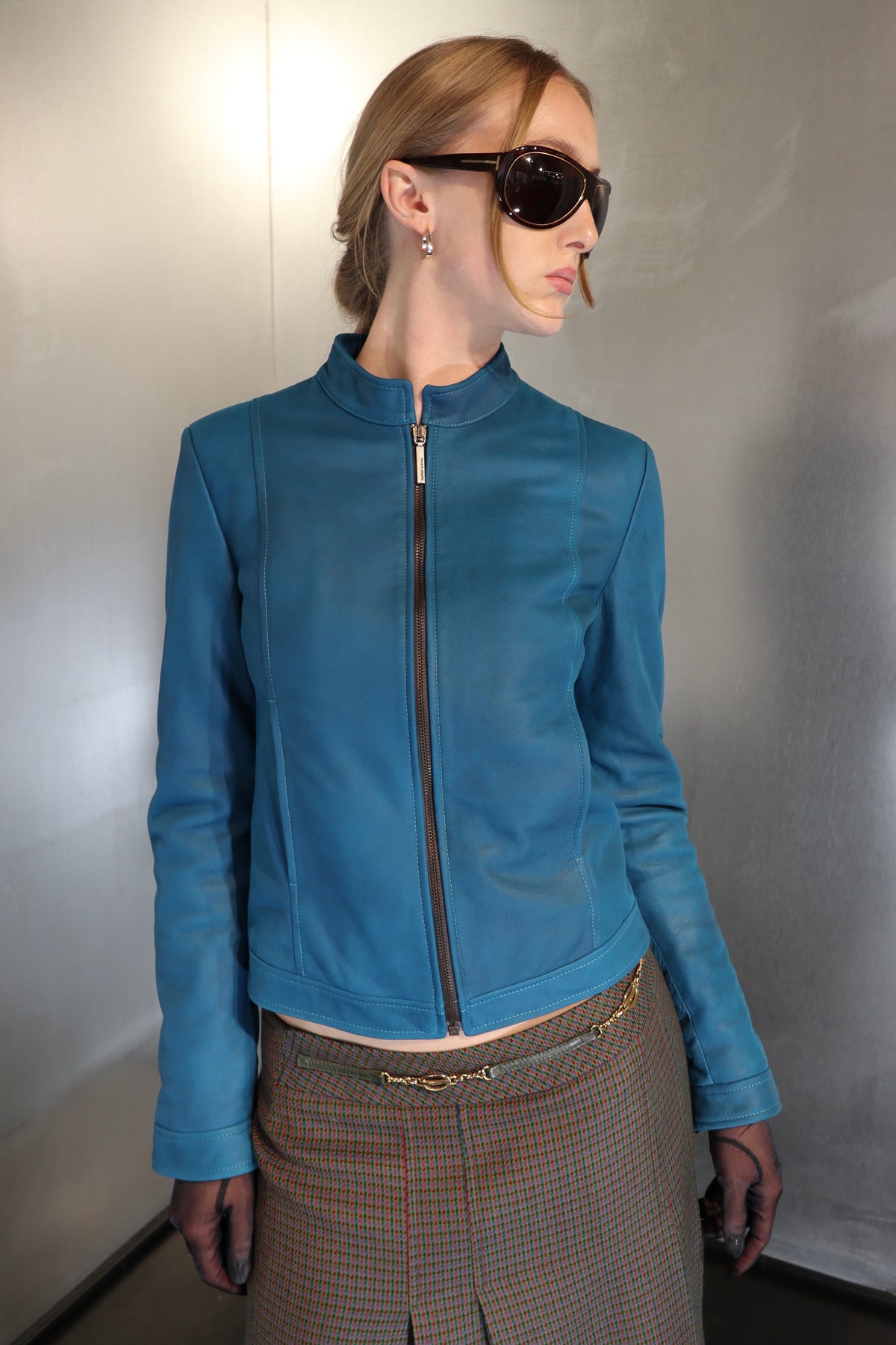 Vintage Costume National Petrol Jacket