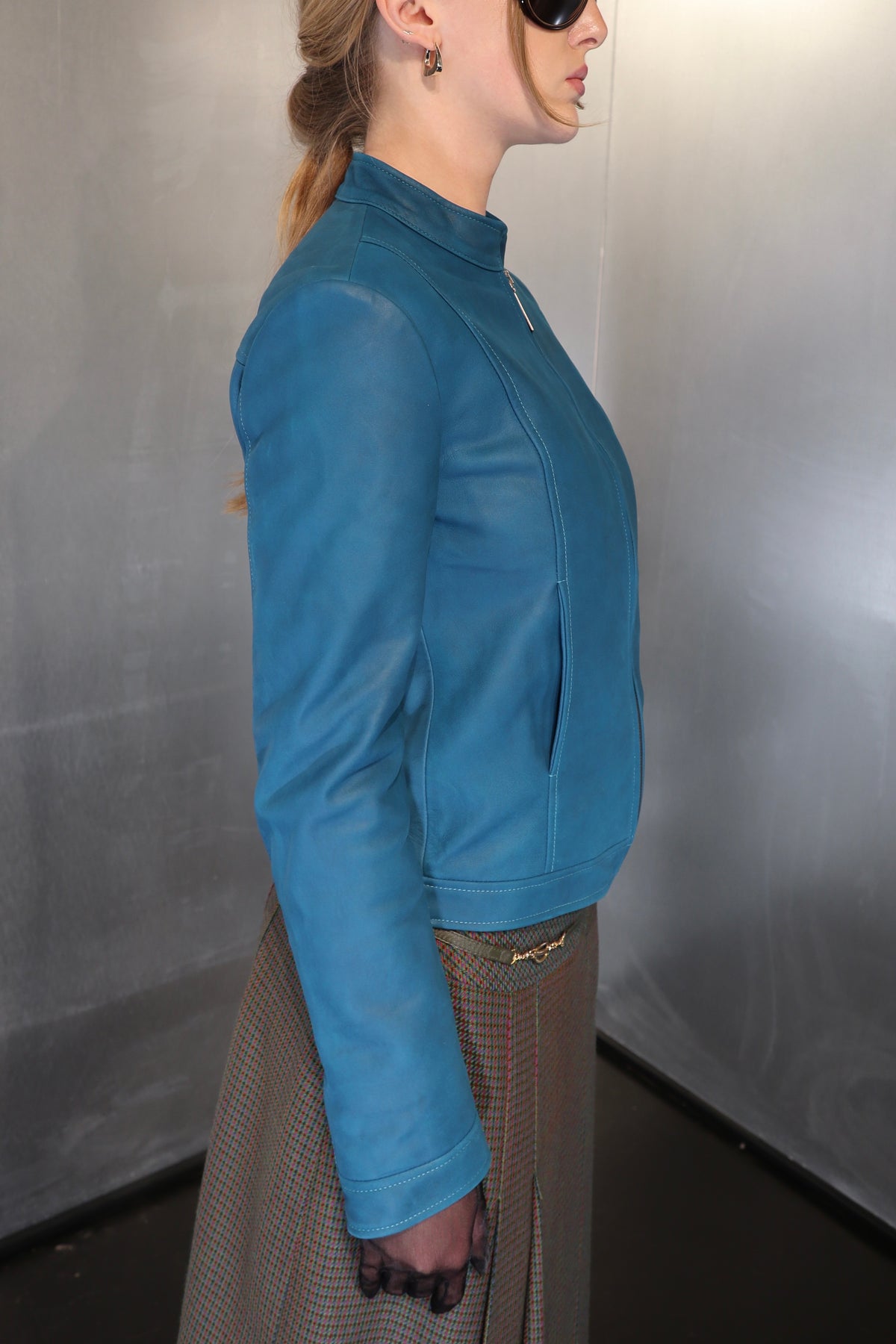 Vintage Costume National Petrol Jacket
